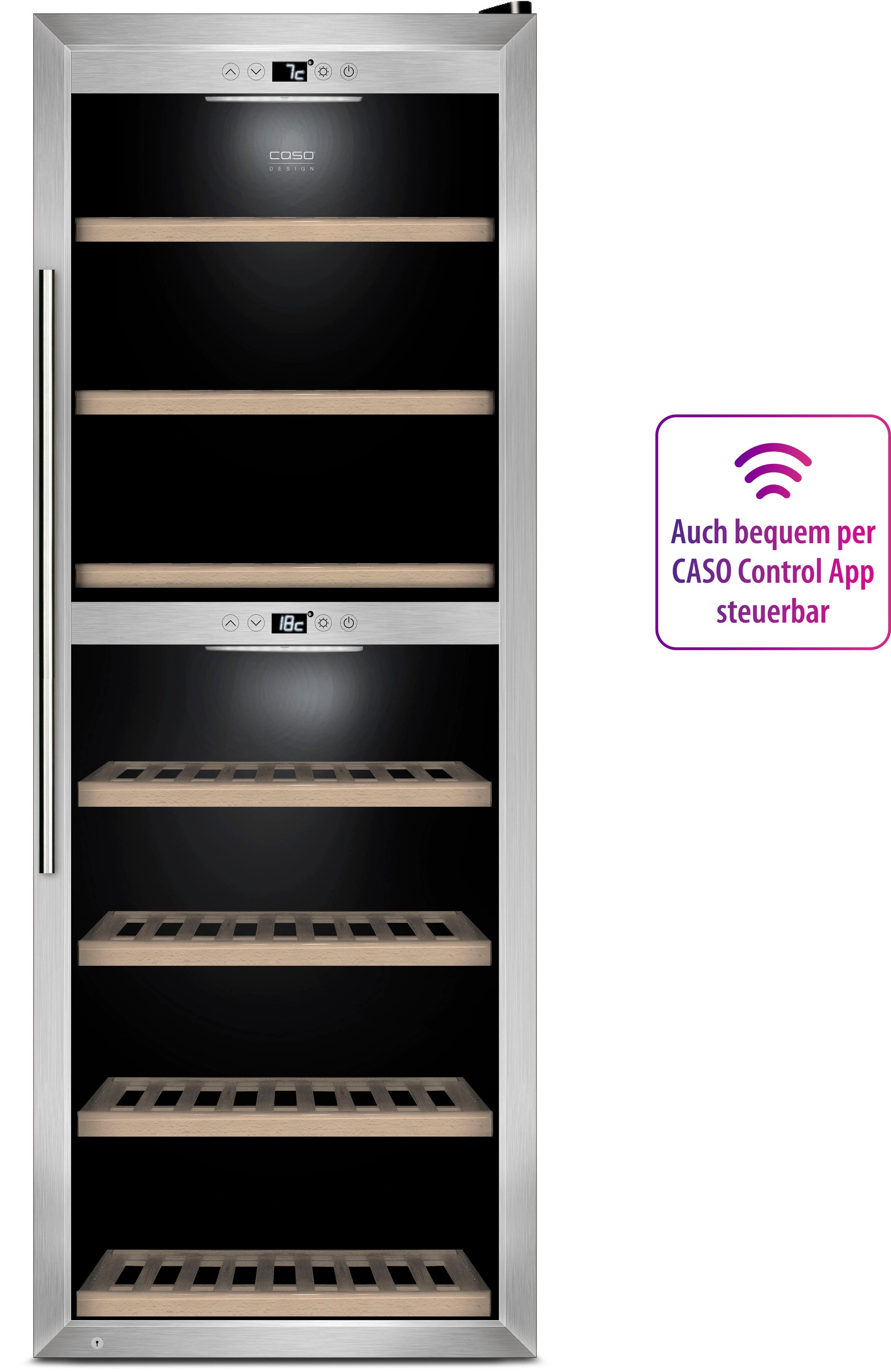 Caso Weinkühlschrank »WineComfort 1260 Smart«