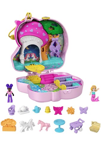 Mattel® Spielwelt »Polly Pocket, Einhorn Schatulle«, mit Meerjungfrauen-Figur und Zubehör kaufen