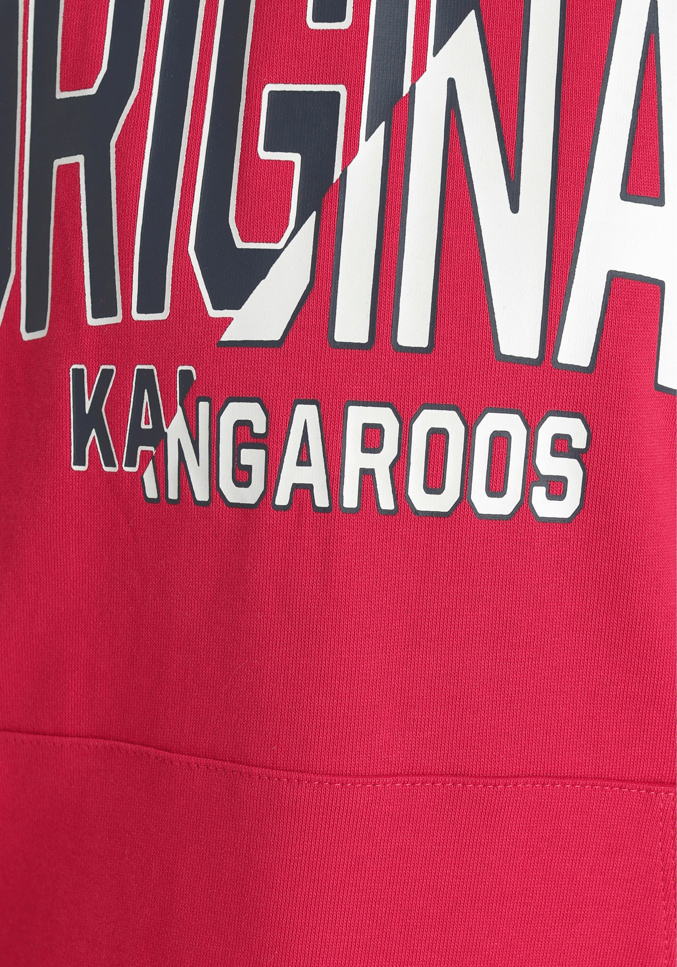 KangaROOS Kapuzensweatshirt »mit Streifen an den den bei Ärmeln Streifen ♕ Ärmeln«, mit an