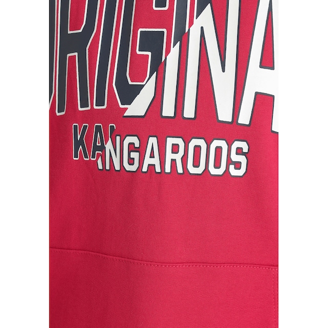 KangaROOS Kapuzensweatshirt »mit Streifen an den Ärmeln«, mit Streifen an  den Ärmeln bei ♕