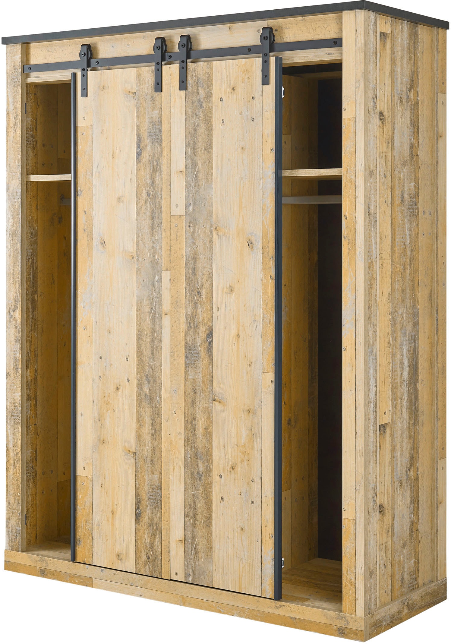 Home affaire Schlafzimmer-Set »SHERWOOD«, (4 tlg.), Liegefläche 140x200cm, Schrank 3-trg. 162cm breit
