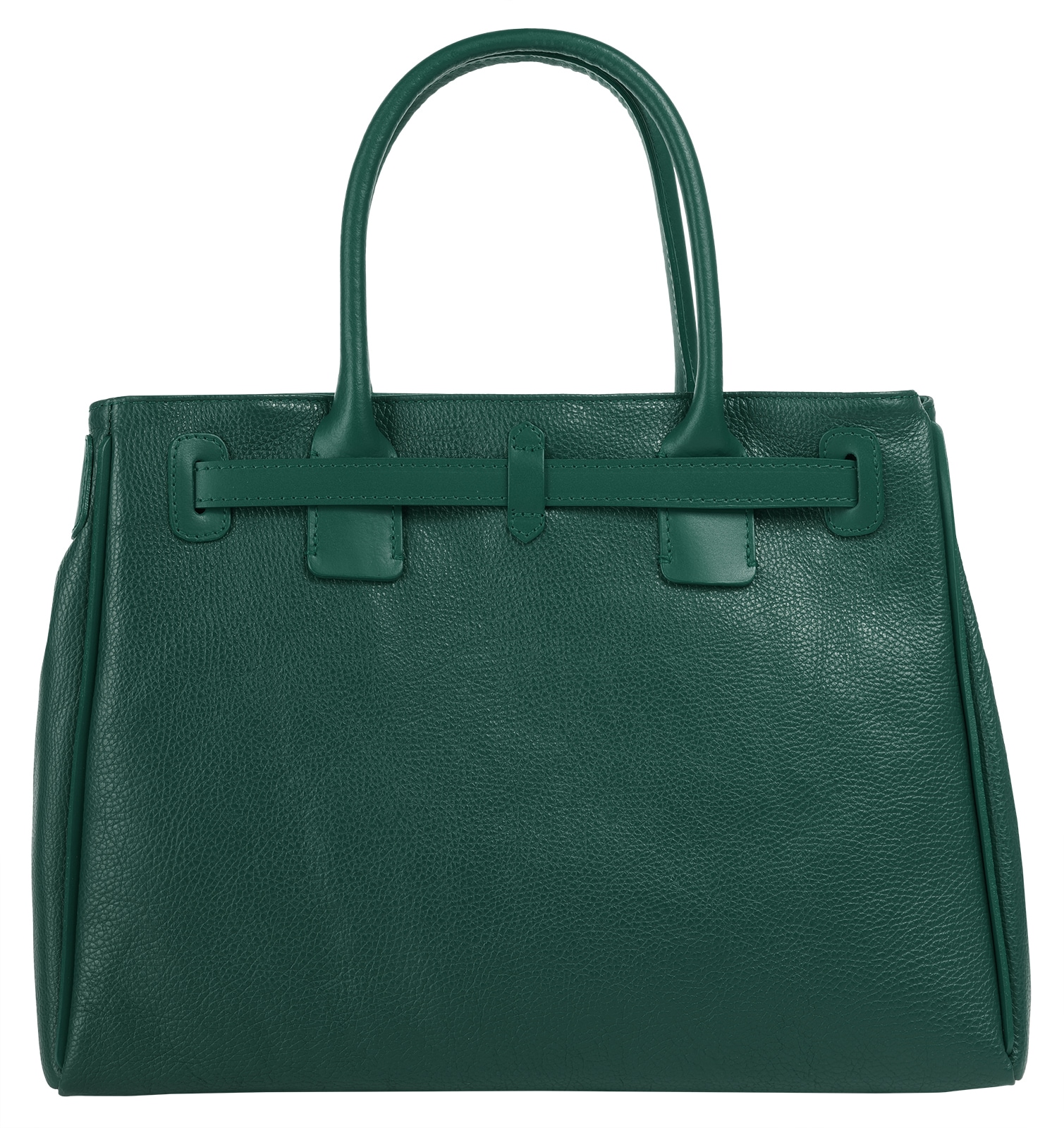 Cluty Henkeltasche, echt Leder, Made in Italy