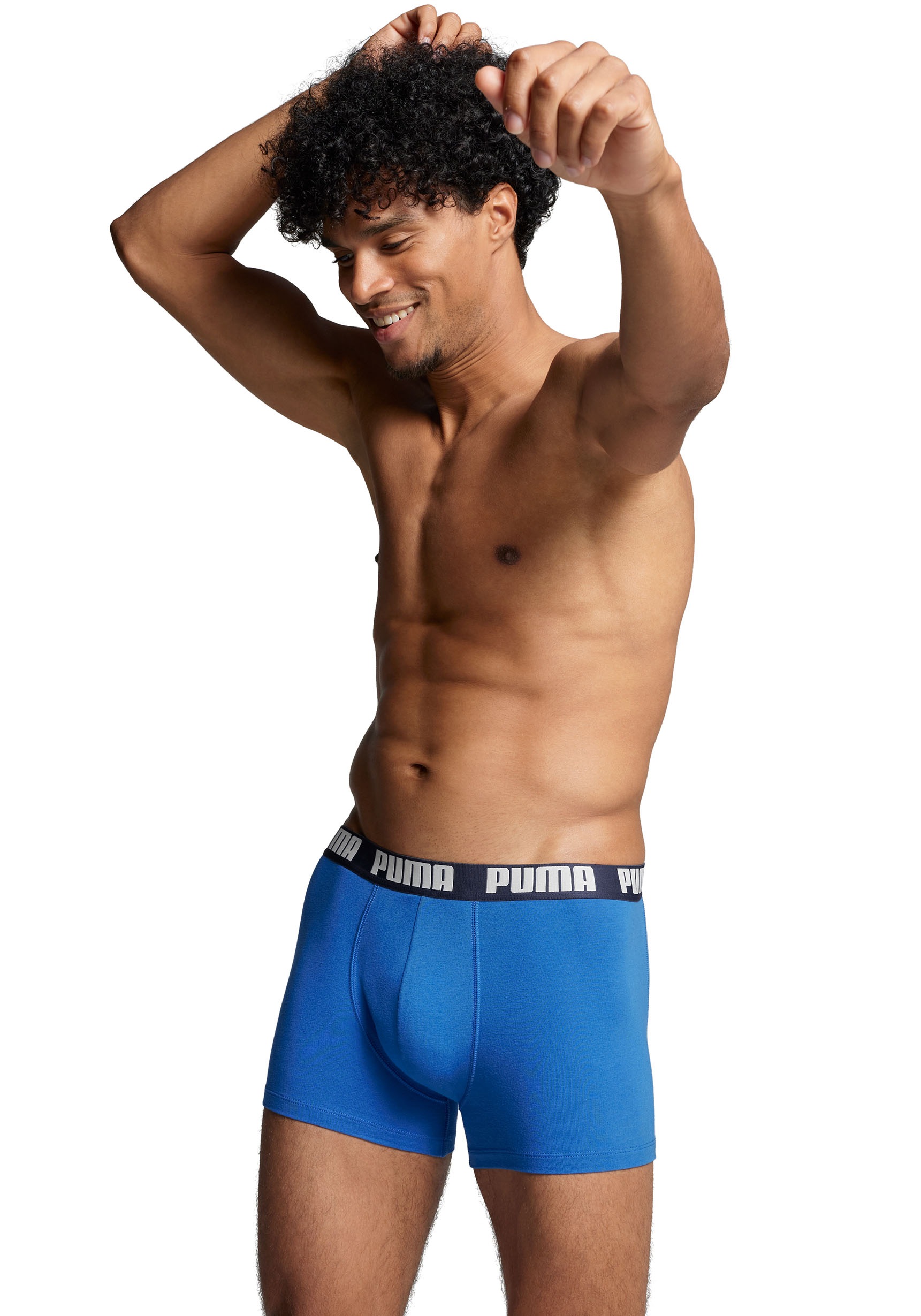 PUMA Boxer, (Packung, 2er-Pack), mit Puma Webbund