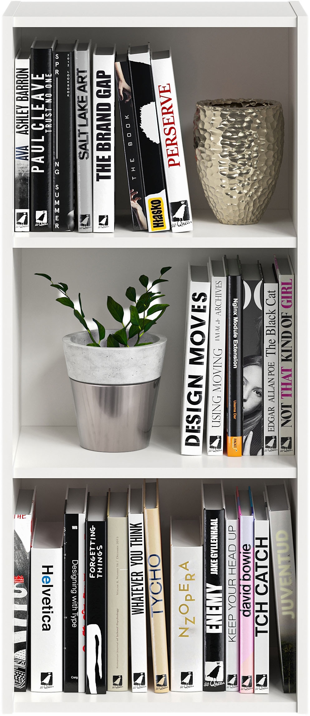 FMD Bücherregal »Bitz« offene Fächer, variable Einlegeböden, beliebig erweiterbar