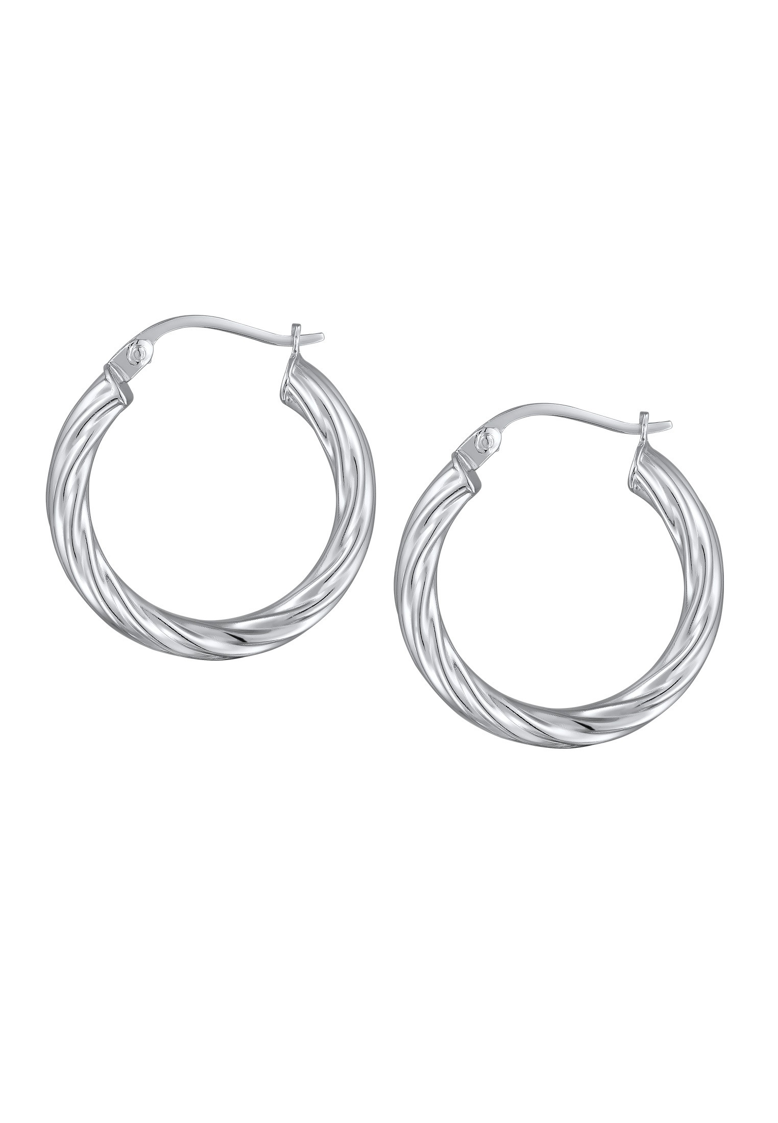 Elli Paar Creolen »Ohrringe Creolen Twisted 925 Sterling Silber«