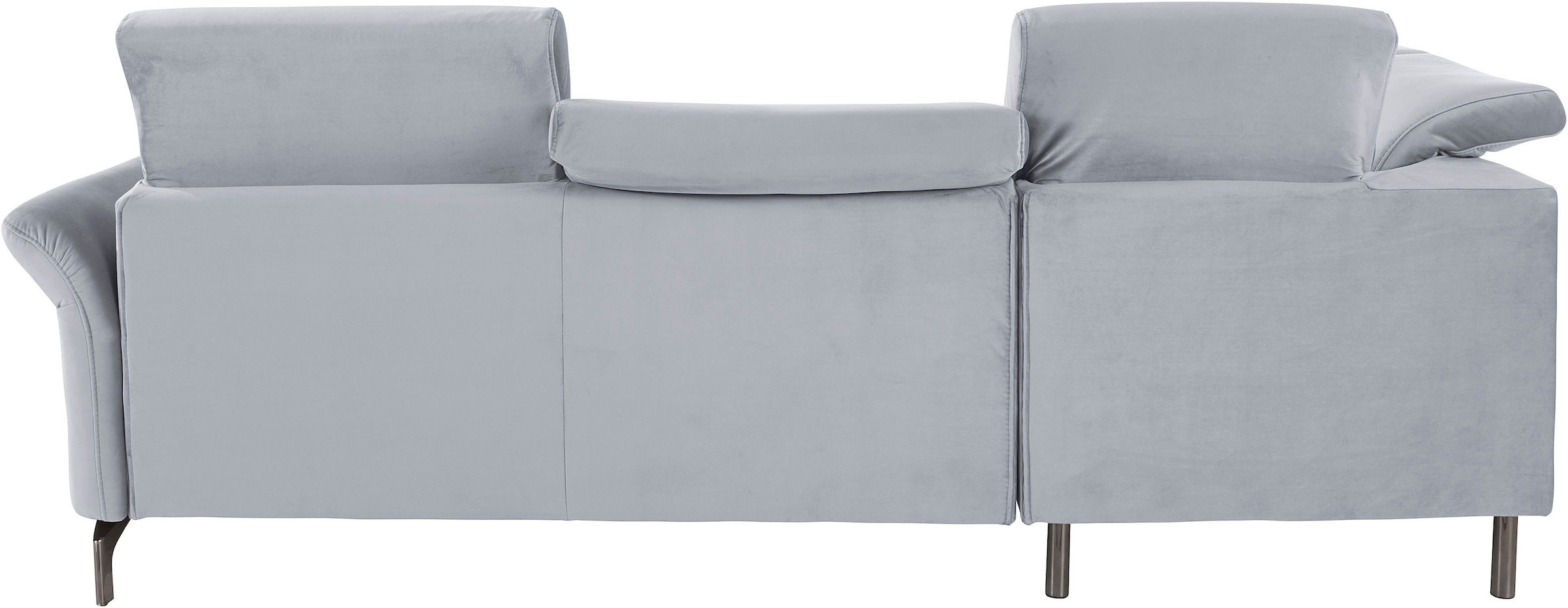 INOSIGN Ecksofa »Fresh L-Form«, Federkern, wahlweise Kopfteilverstellung und motorischer Vorziehsitz