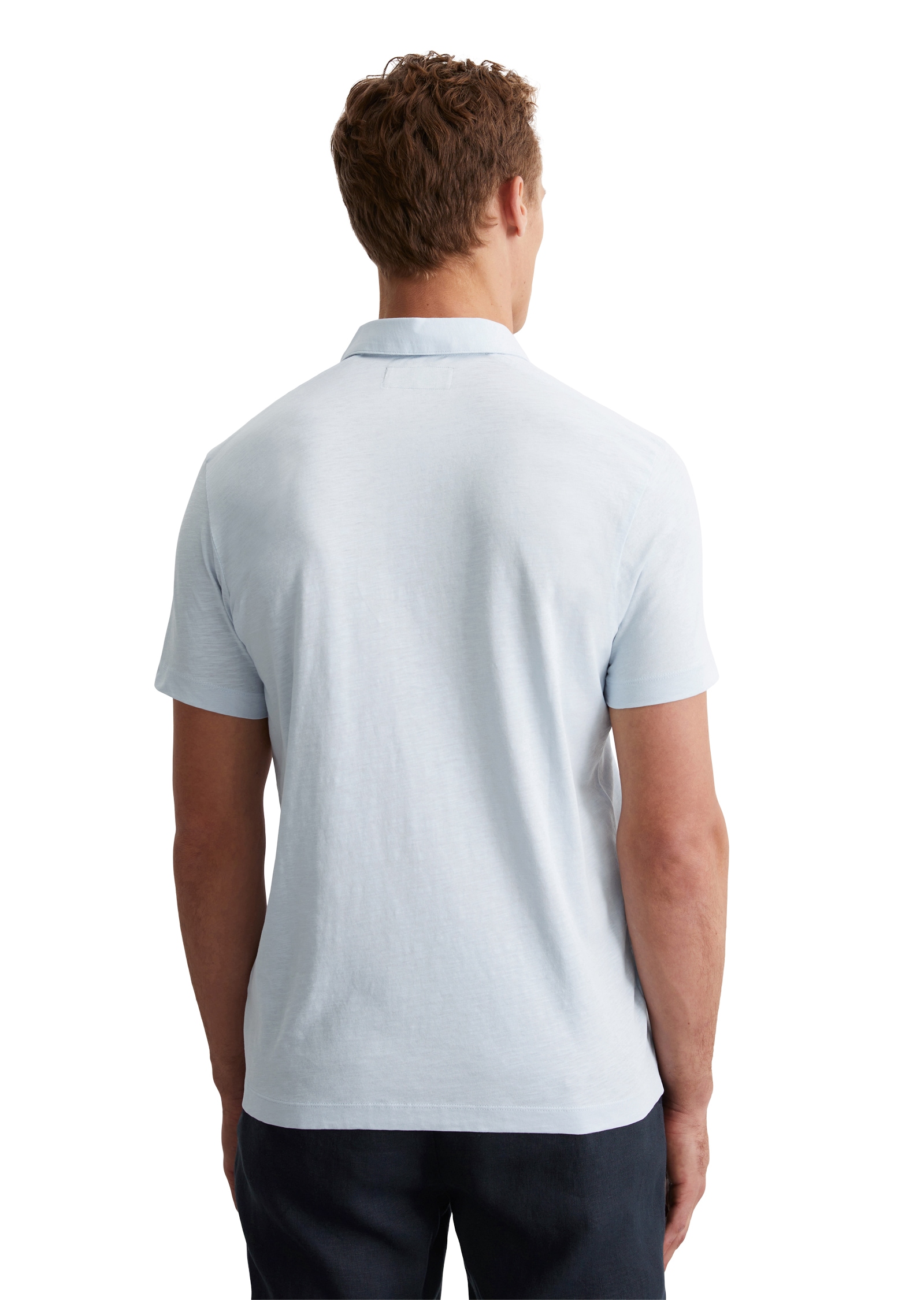 Marc O'Polo Poloshirt, mit lebendiger, bewegter Oberfläche