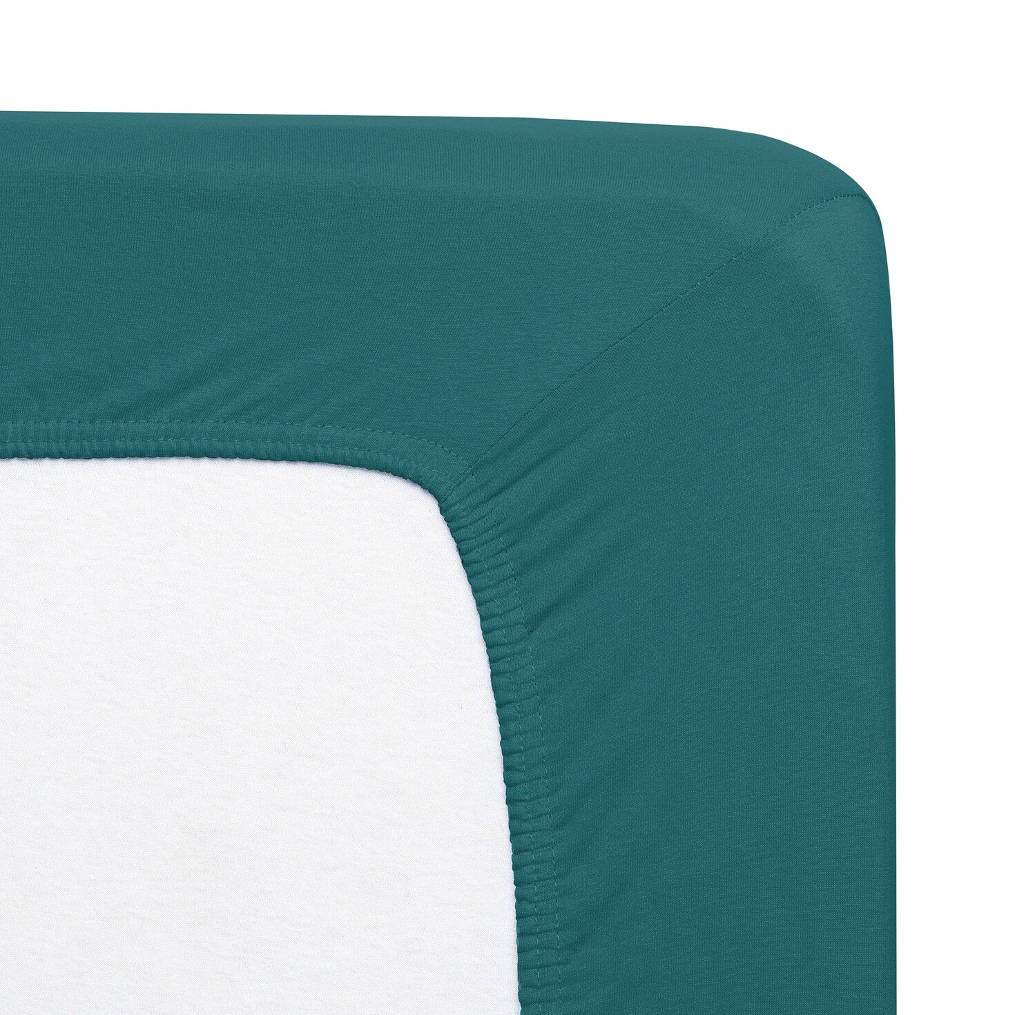 Florella Spannbettlaken »Avance Fein Jersey, mit Rundum-Gummi, 100 % Baumwolle«, für Matratzenhöhe bis 25 cm geeignet