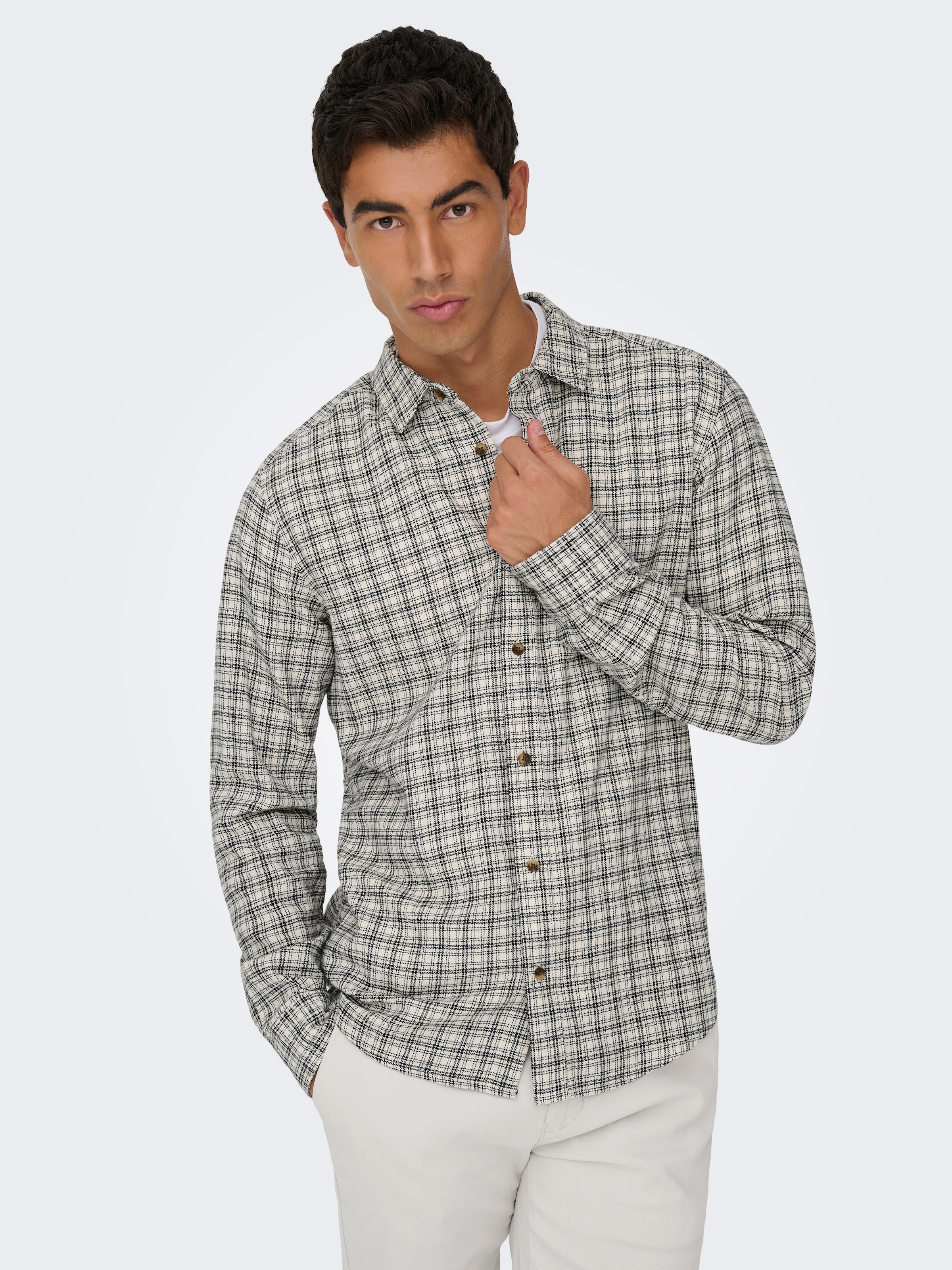 ONLY & SONS Karohemd »ONSGUDMUND LS CHECKED SHIRT NOOS«