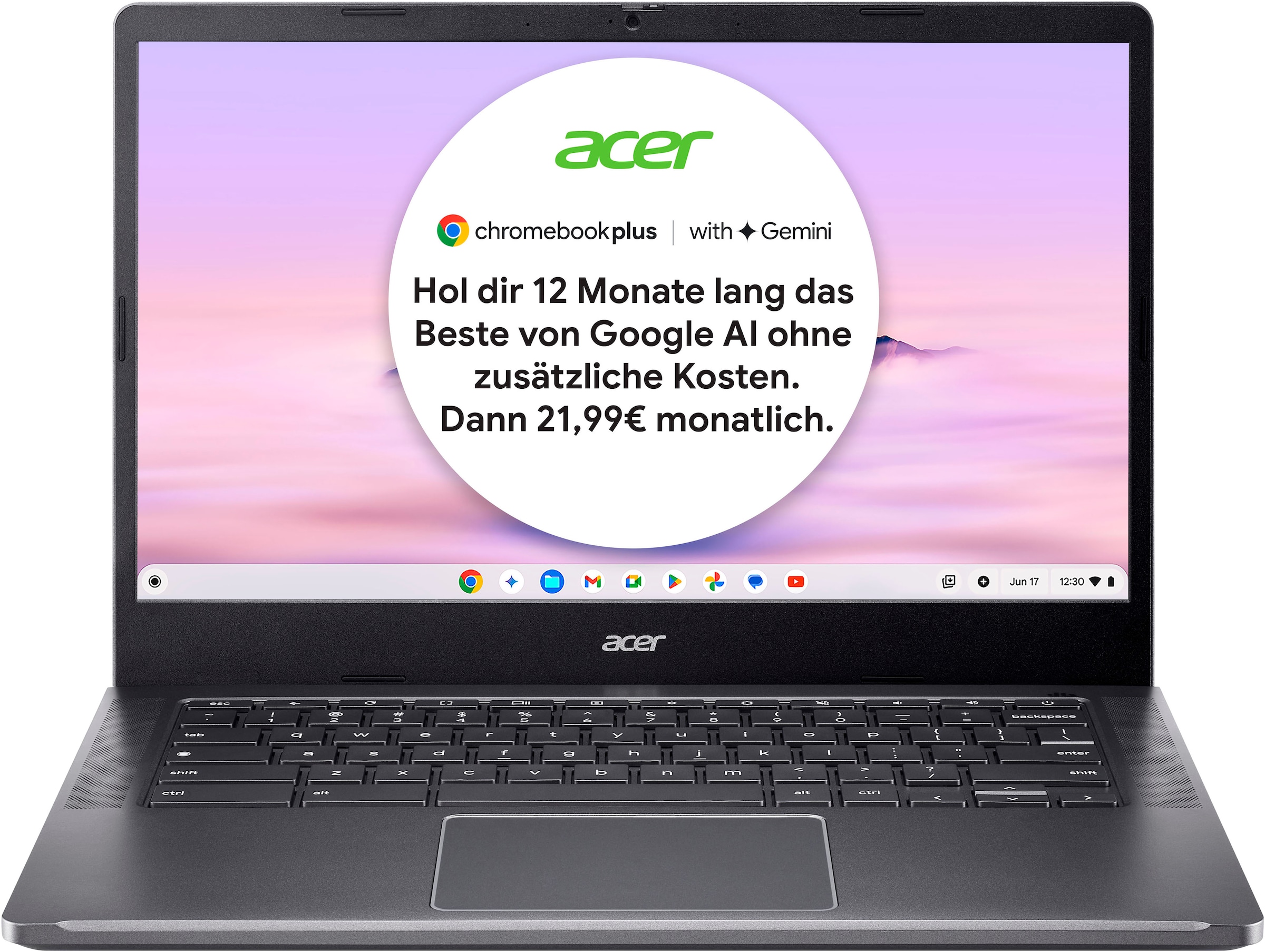 Notebook »Chromebook Plus (CB514-4H-364N)«, 35,56 cm, / 14 Zoll, Intel, Core i3, UHD...