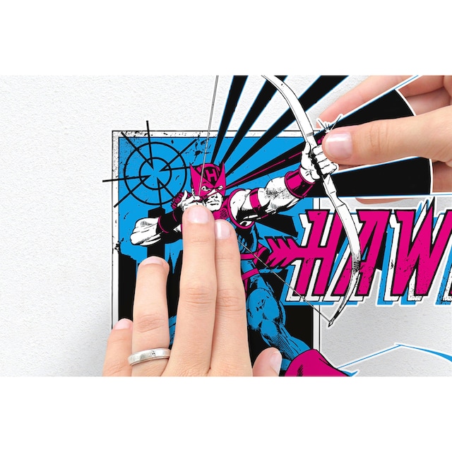 Komar Wandtattoo »Hawkeye Comic Classic«, (1 St.), 50x70 cm (Breite x Höhe),  selbstklebendes Wandtattoo online kaufen | mit 3 Jahren XXL Garantie