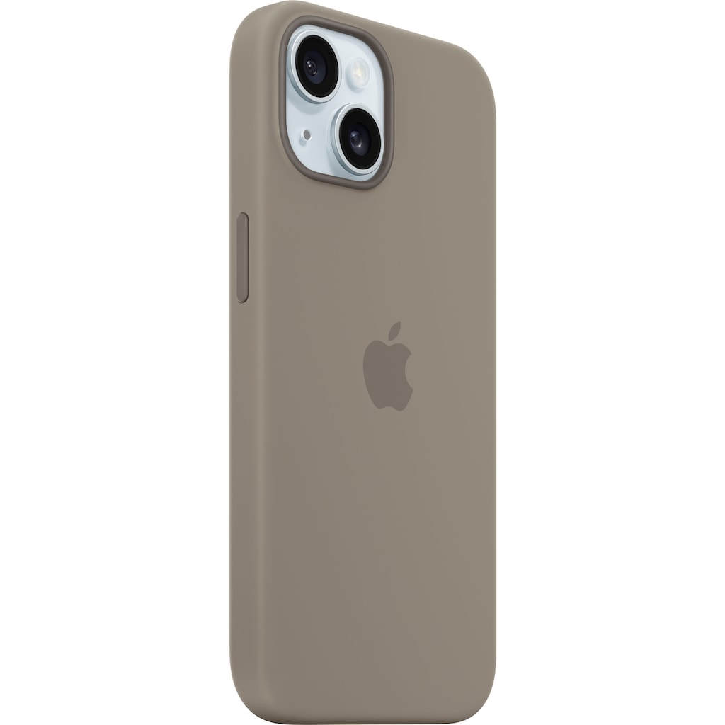 Apple Smartphone-Hülle »iPhone 15 Silikon mit MagSafe«, Apple iPhone 15, 15,5 cm (6,1 Zoll)