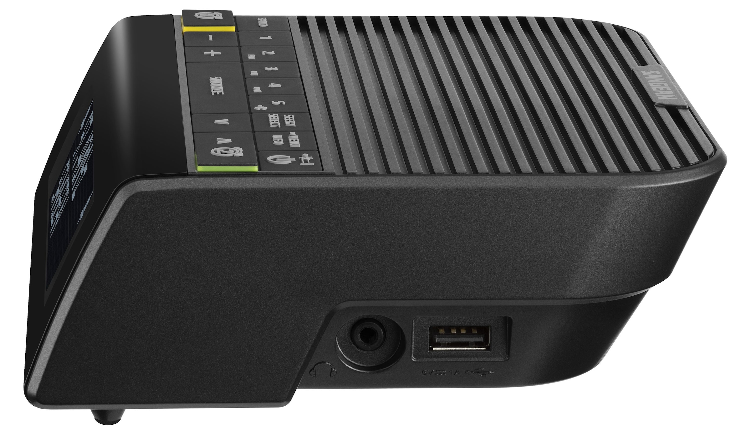 Sangean Uhrenradio »DCR-90BT«, (A2DP Bluetooth-AVRCP Bluetooth Digitalradio (DAB+)-FM-Tuner mit RDS), DAB+, Bluetooth, USB zum Aufladen des Smartphones