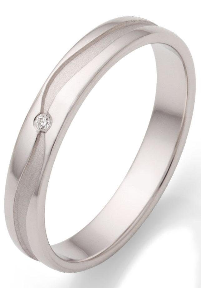 Firetti Trauring »Schmuck Geschenk Hochzeit Ehering "LIEBE"«, wahlweise mit oder ohne Zirkonia (synth.)