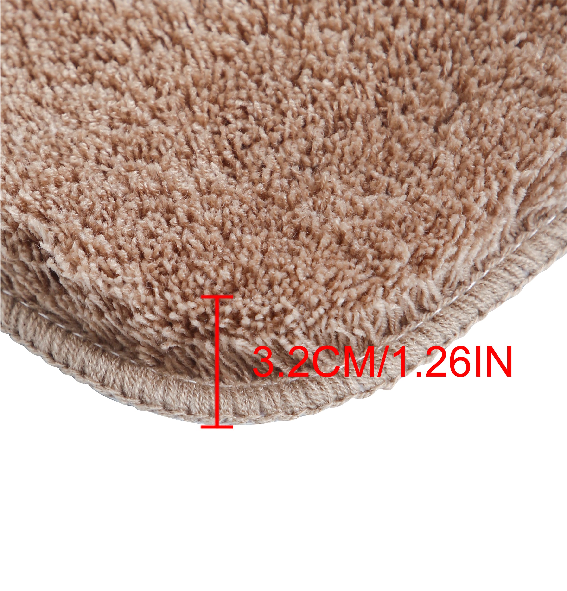 my home Badematte »Merida, Badvorleger, Badezimmer Teppich«, rutschhemmend beschichtet, fußbodenheizungsgeeignet-schnell trocknend-strapazierfähig, Badteppich, Uni Farben, rechteckig, rund & als 2-tlg. Set erhältlich