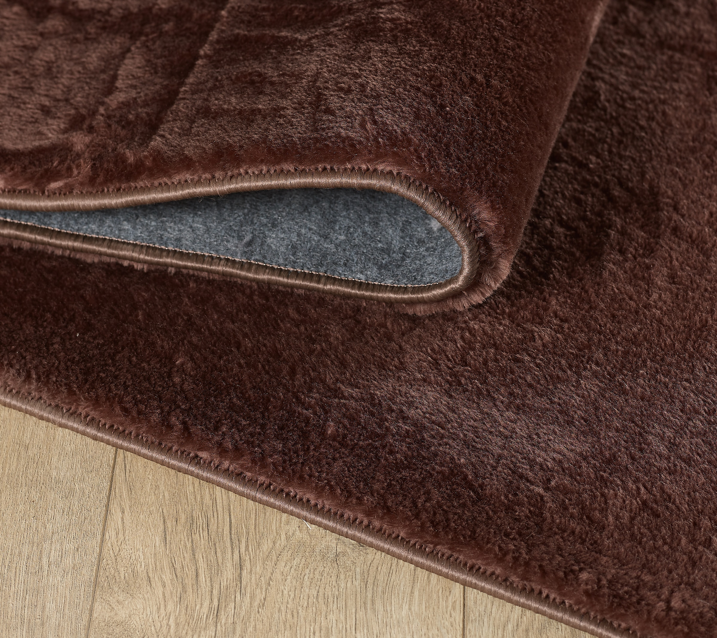 Ayyildiz Teppiche Teppich »CATWALK 2600«, rechteckig, 25 mm Höhe, Besonders weich / Soft Flor / waschbar, Kaninchenfell Haptik