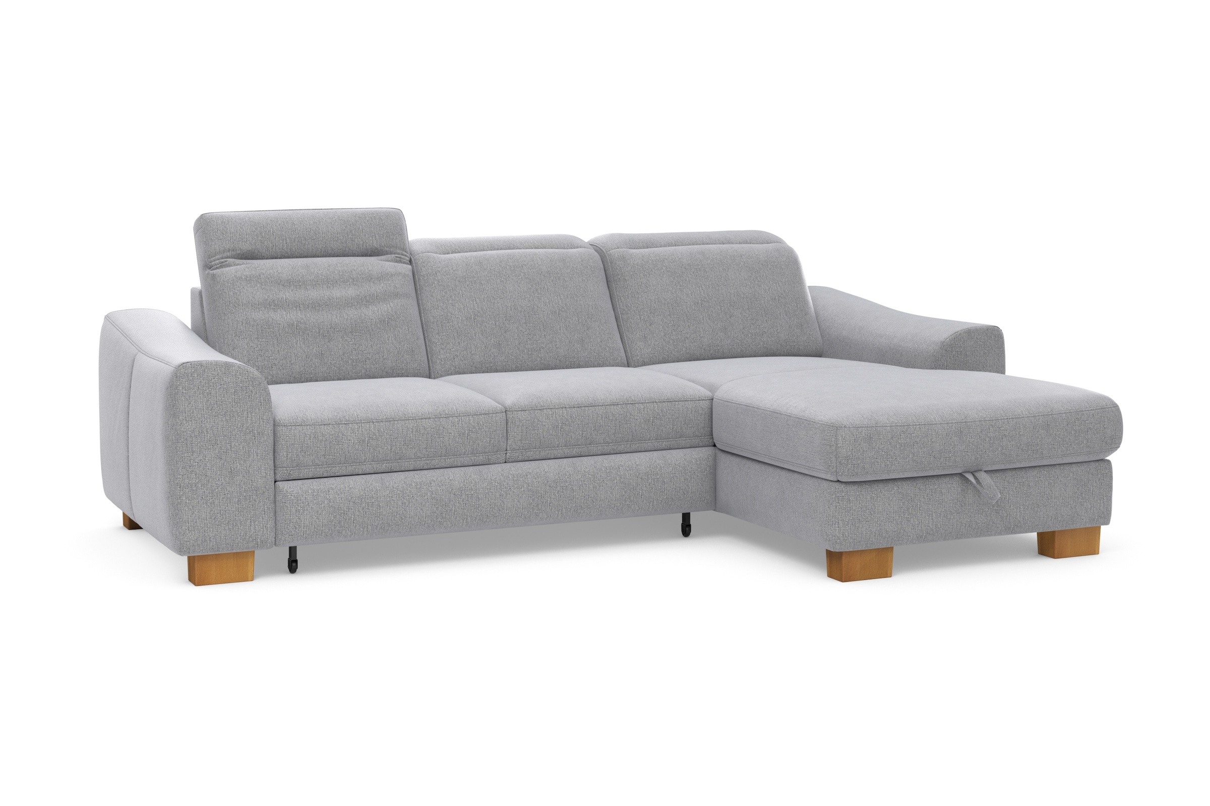 Home affaire Ecksofa »Dundee L-Form«, wahlweise mit Kopfteilverstellung und zusätzlich mit Bettfunktion