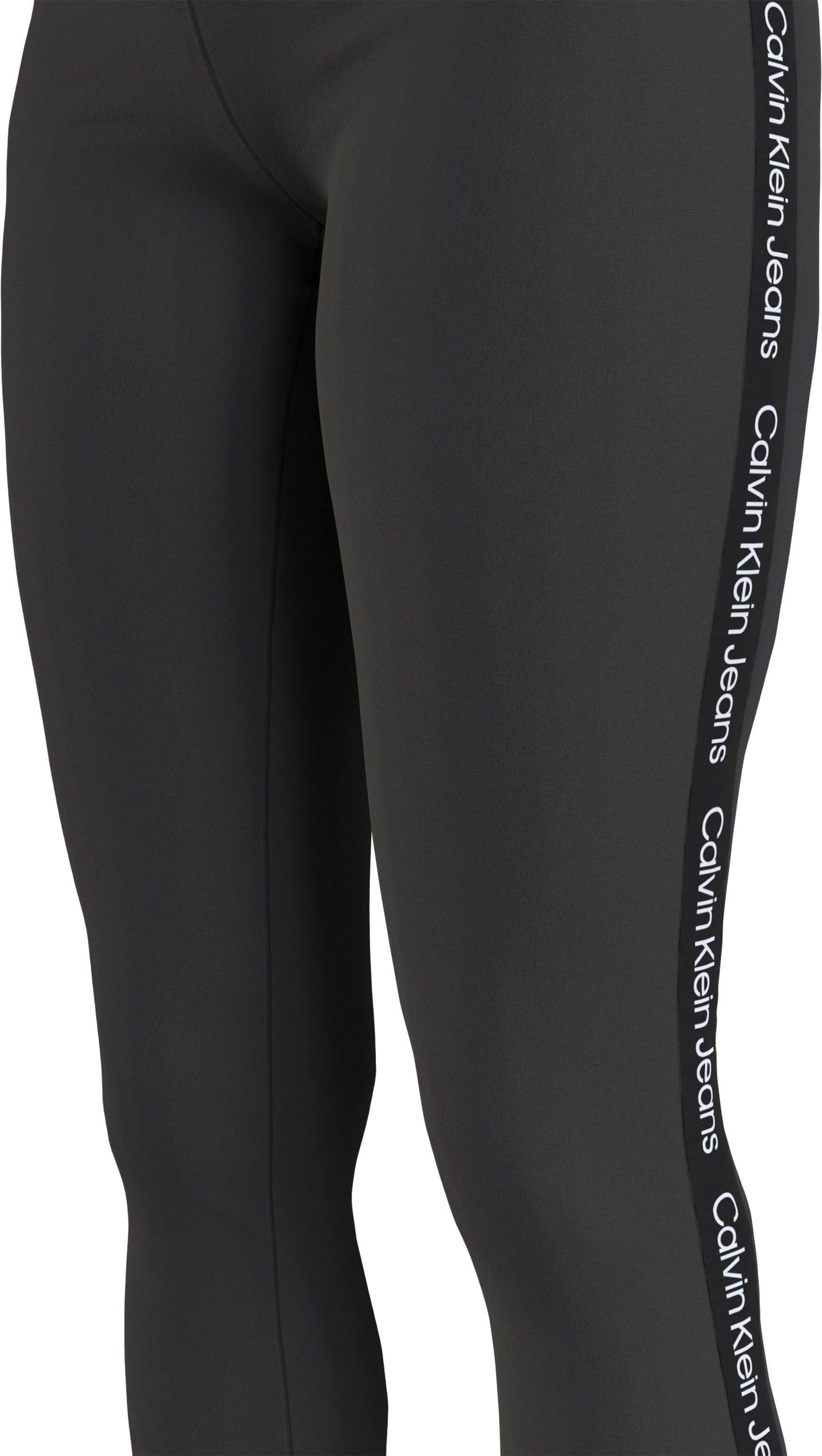 Leggings, Calvin bei Klein Logo-Tape mit ♕ Jeans seitlichem