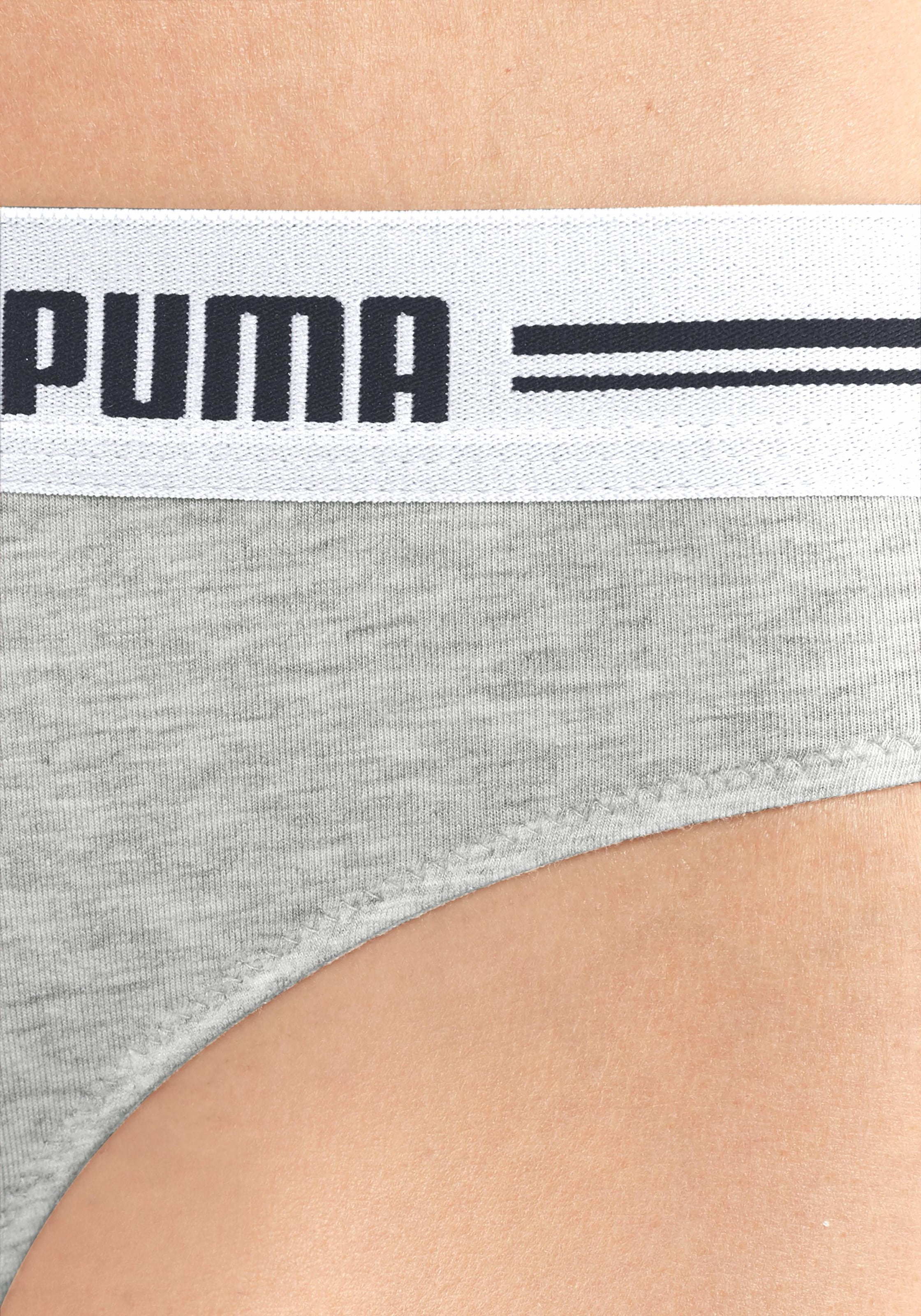 PUMA String »Iconic«, (Packung, 2 St.), mit weichem Logobündchen bei ♕