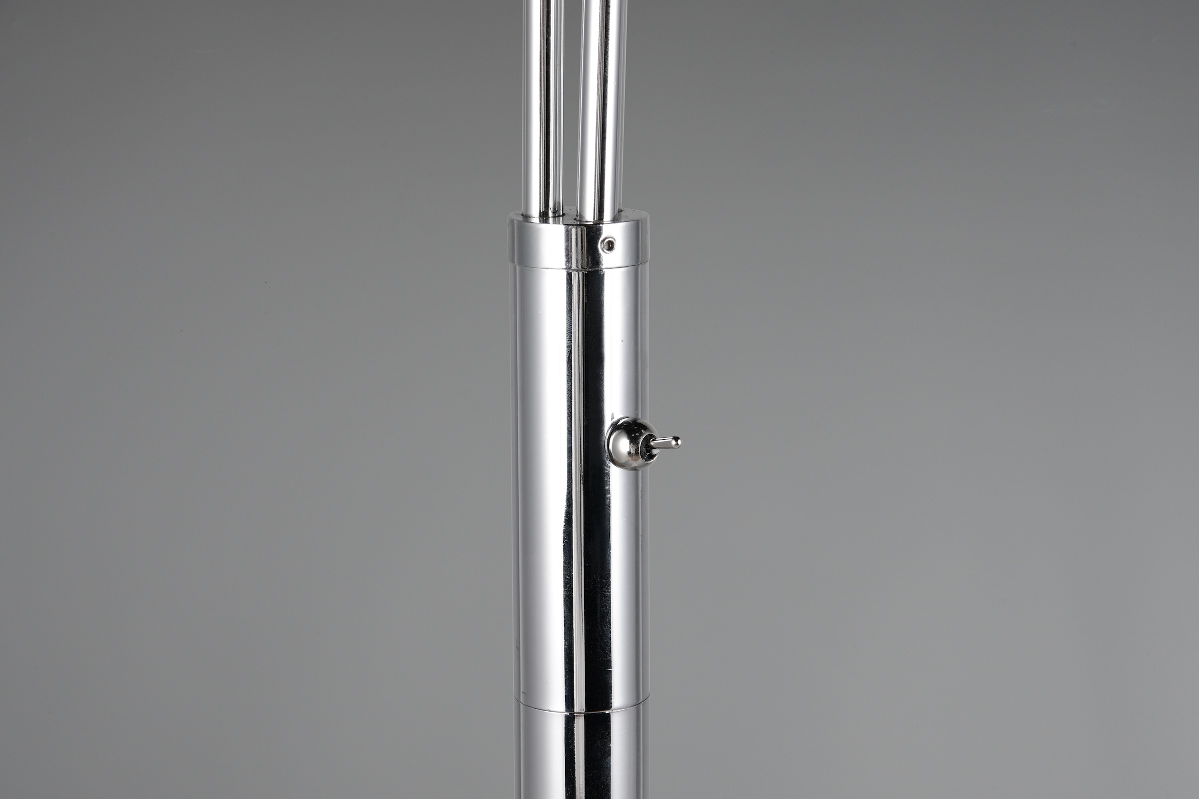 TRIO Leuchten Stehlampe »PAXTON, dreiflammige Stehleuchte, Glas Lampenschirme, Arme verstellbar« E27 1 Stk. warmweiß - kaltweiß exkl. 3x E27 max 10W, Höhe 200cm Breite 67cm, Kippschalter, 2m Kabel