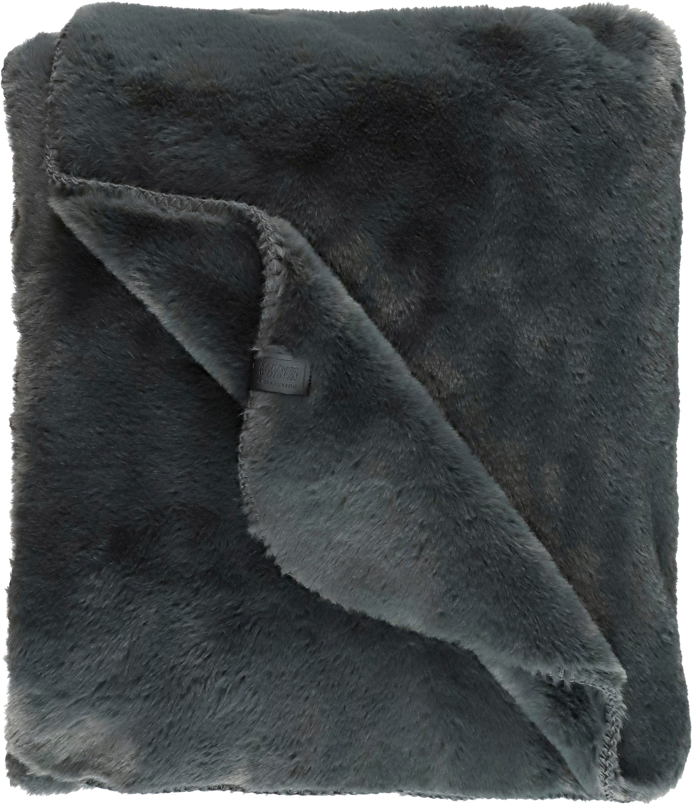 SCHÖNER WOHNEN-Kollektion Wohndecke »Chic« aus kuschligem Kunstfell