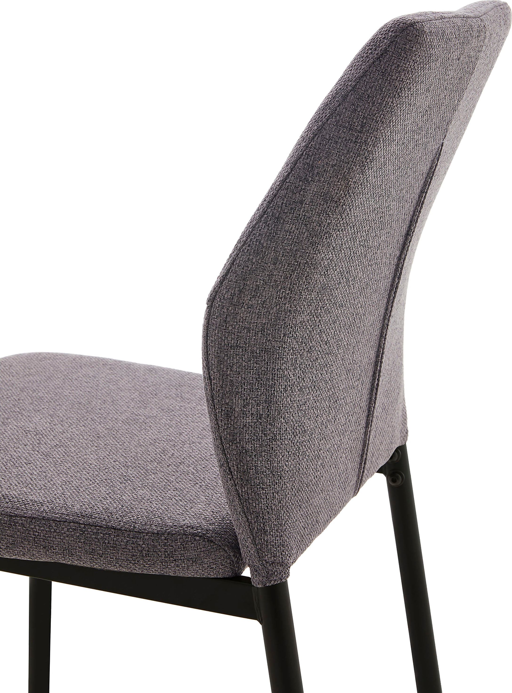 Home affaire Esszimmerstuhl »Lumos«, (Set), 2 St., Webstoff, Webstoff in vielen Farben erhältlich mit stabilem Metalluntergestell