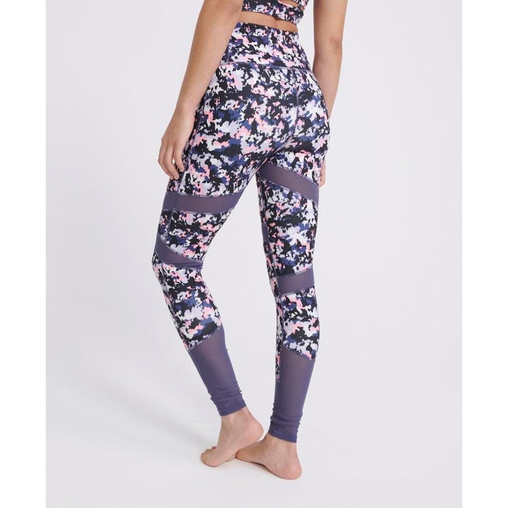 Superdry Sport Leggings »STUDIO LEGGINGS«, mit Mesh-Einsätzen