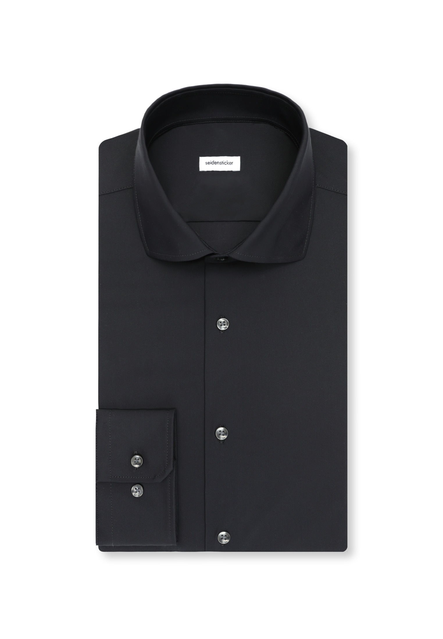 seidensticker Businesshemd »Schwarze Rose« Slim 1/1 Kentkragen Uni