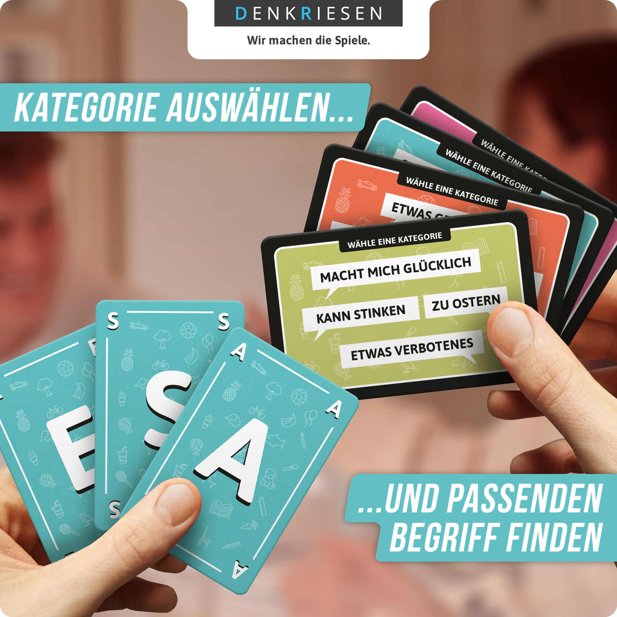Denkriesen Spiel »Stadt Land Vollpfosten, Junior Edition« Made in Germany