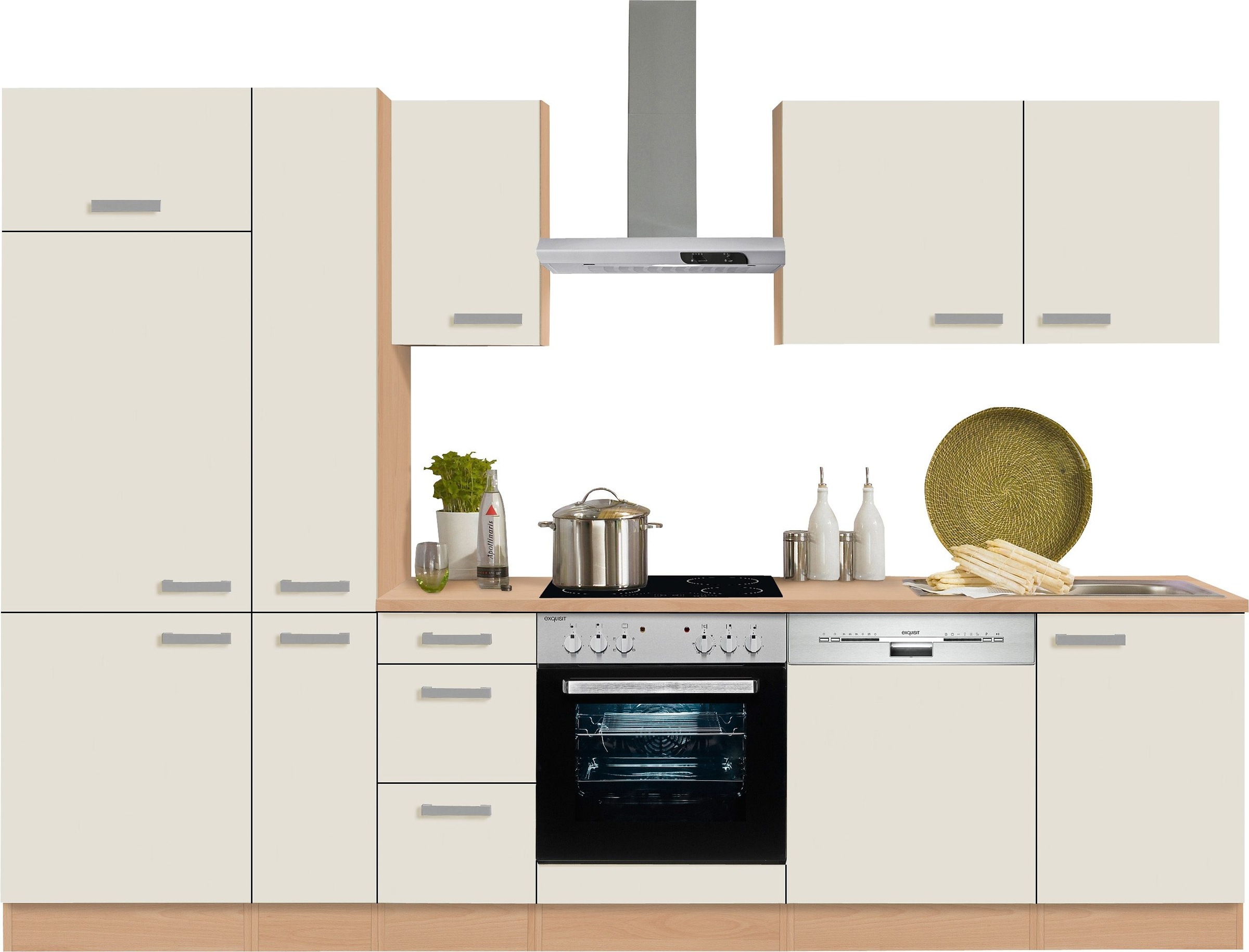 OPTIFIT Küchenzeile »Odense«, Breite 300 cm mit 28 mm starker Arbeitsplatte, mit... kaufen