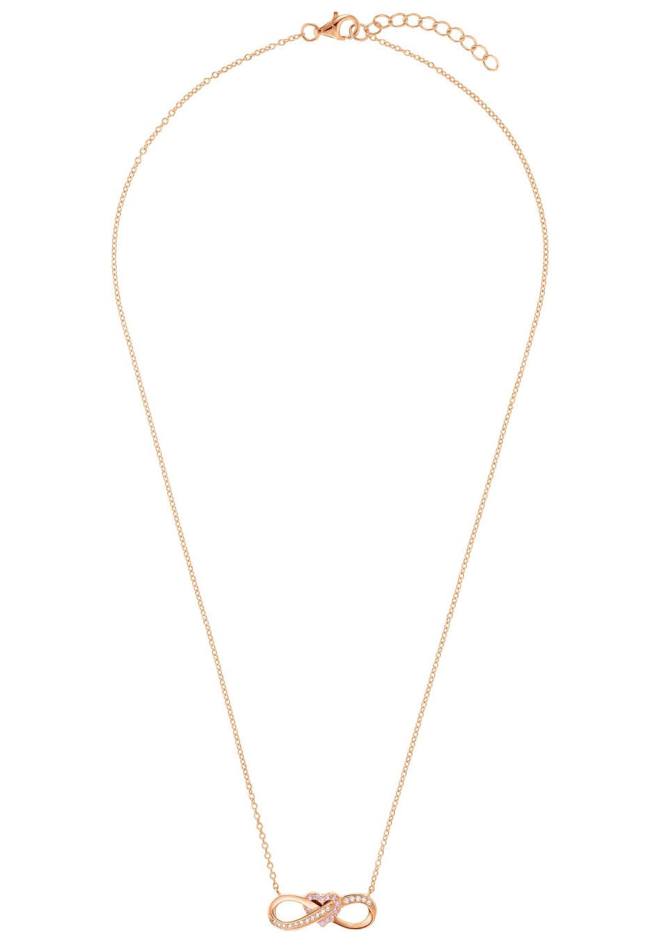 Amor Kette mit Anhänger »Infinity« mit Zirkonia (synth.)