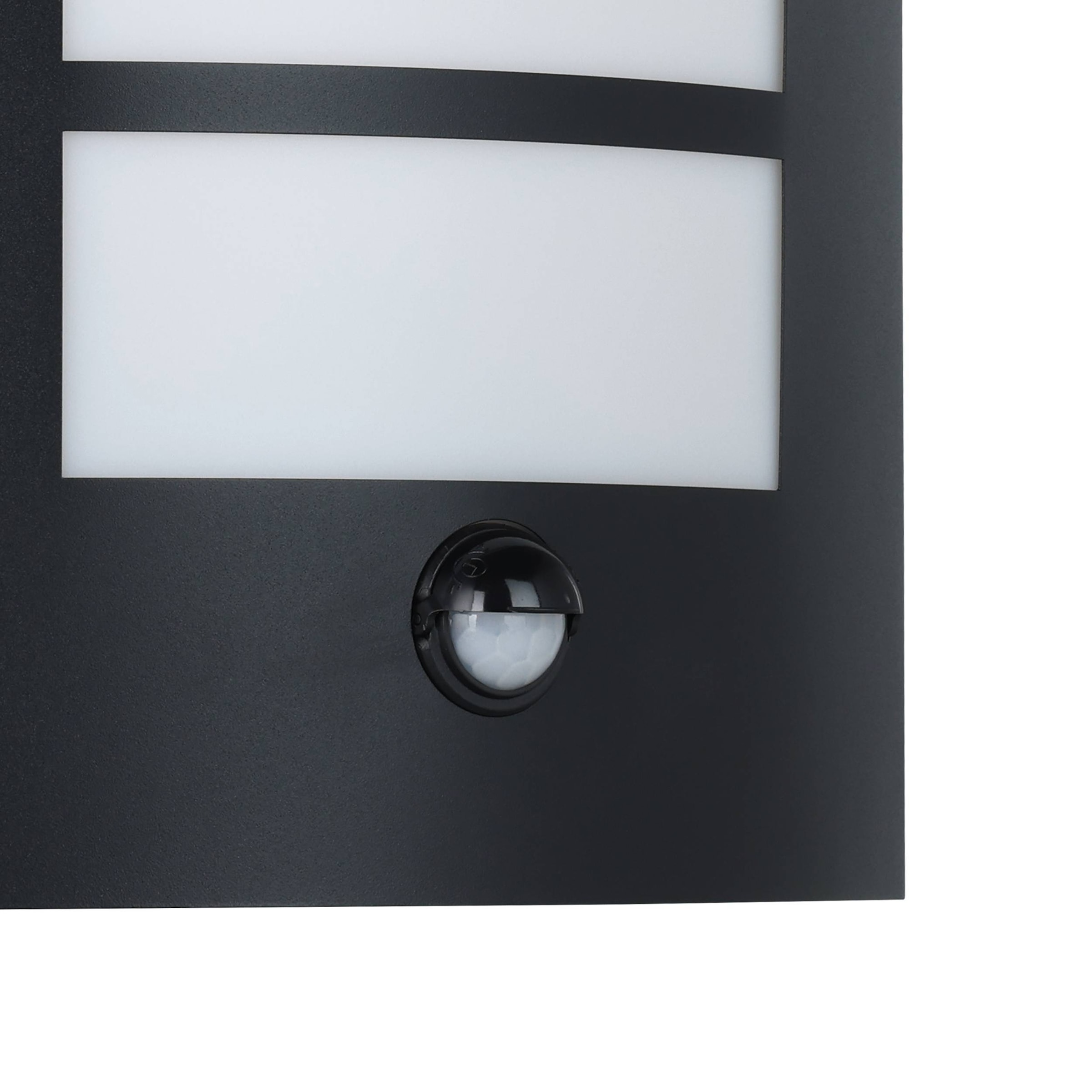 EGLO Wandleuchte »City Wandlampe, Außenleuchte, Stahl und Kunststoff, E27, IP44, Lampe« E27 1 Stk. Wand-/Deckenleuchte - L23,5 x H26 x AL11 cm - schwarz - 1X40W exkl.