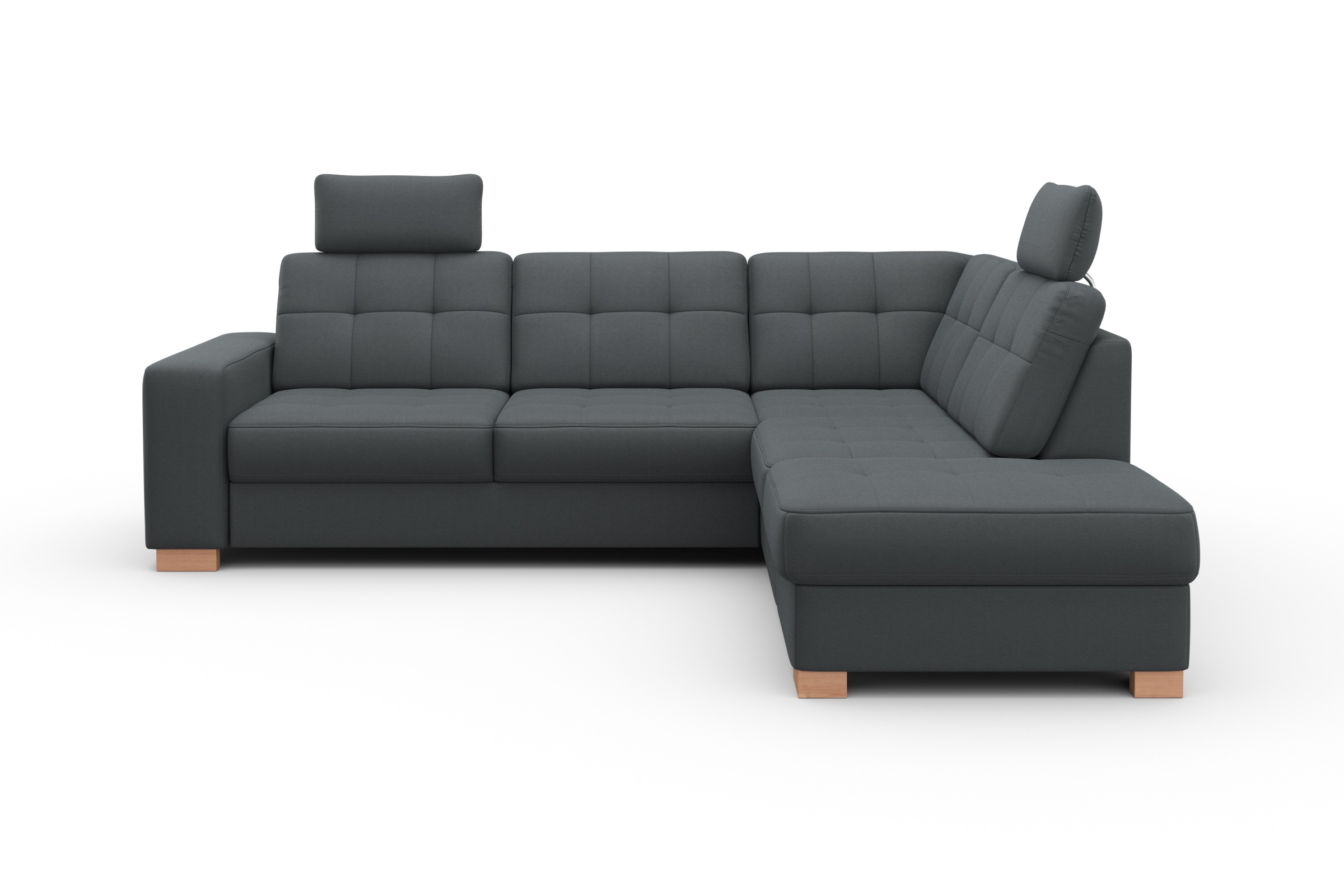 sit&more Ecksofa »Quincy L-Form«, wahlweise mit Bettfunktion und Bettkasten