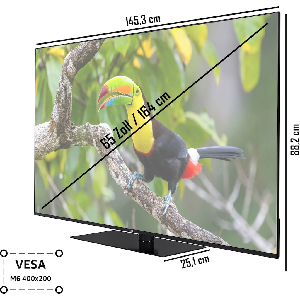 JVC LED-Fernseher »LT-65VU6355«, 164 cm/65 Zoll, 4K Ultra HD, Smart-TV
