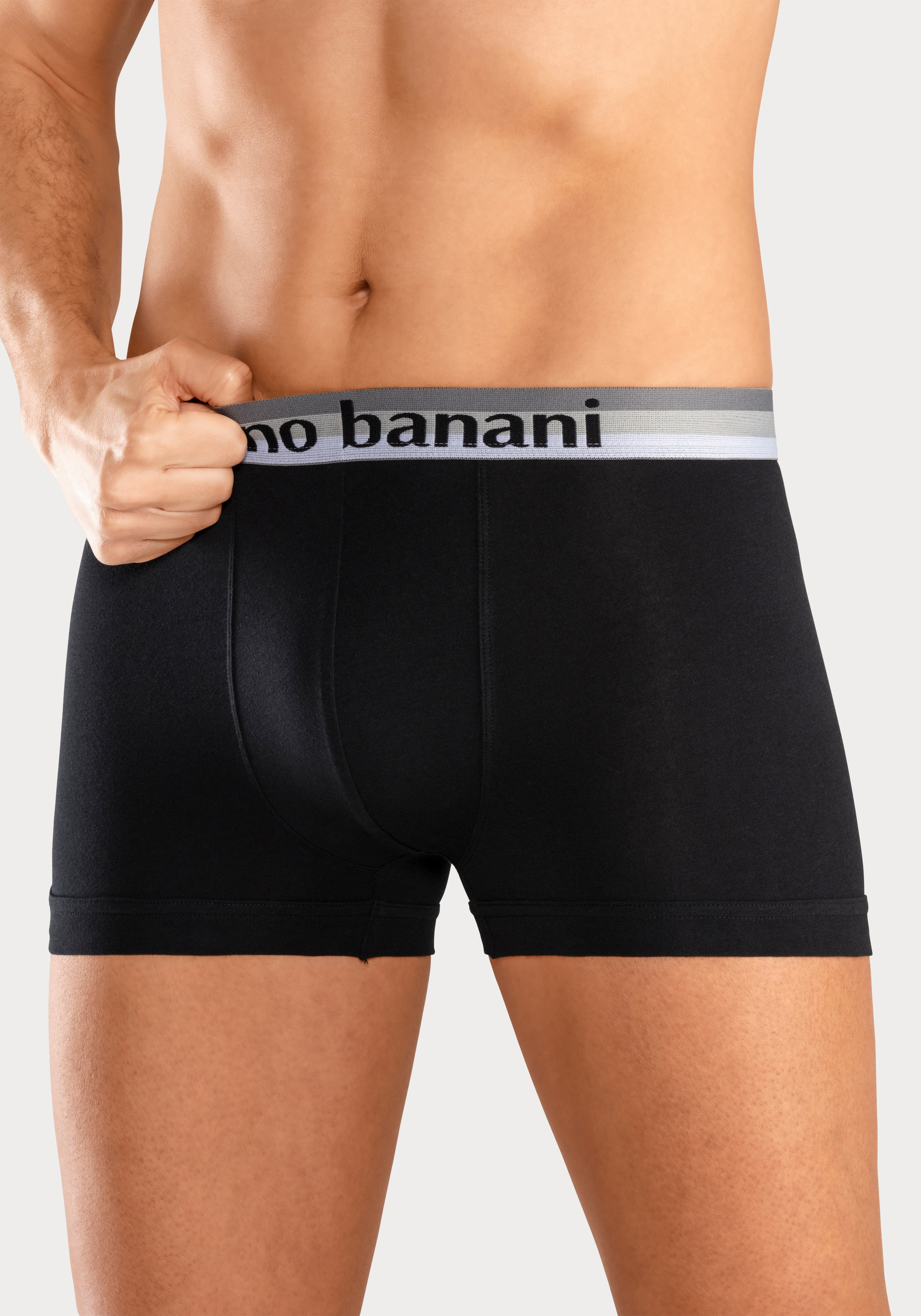 Bruno Banani Boxer »Boxershorts für Herren« Packung, 5 Stk. mit Streifen Logo Webbund