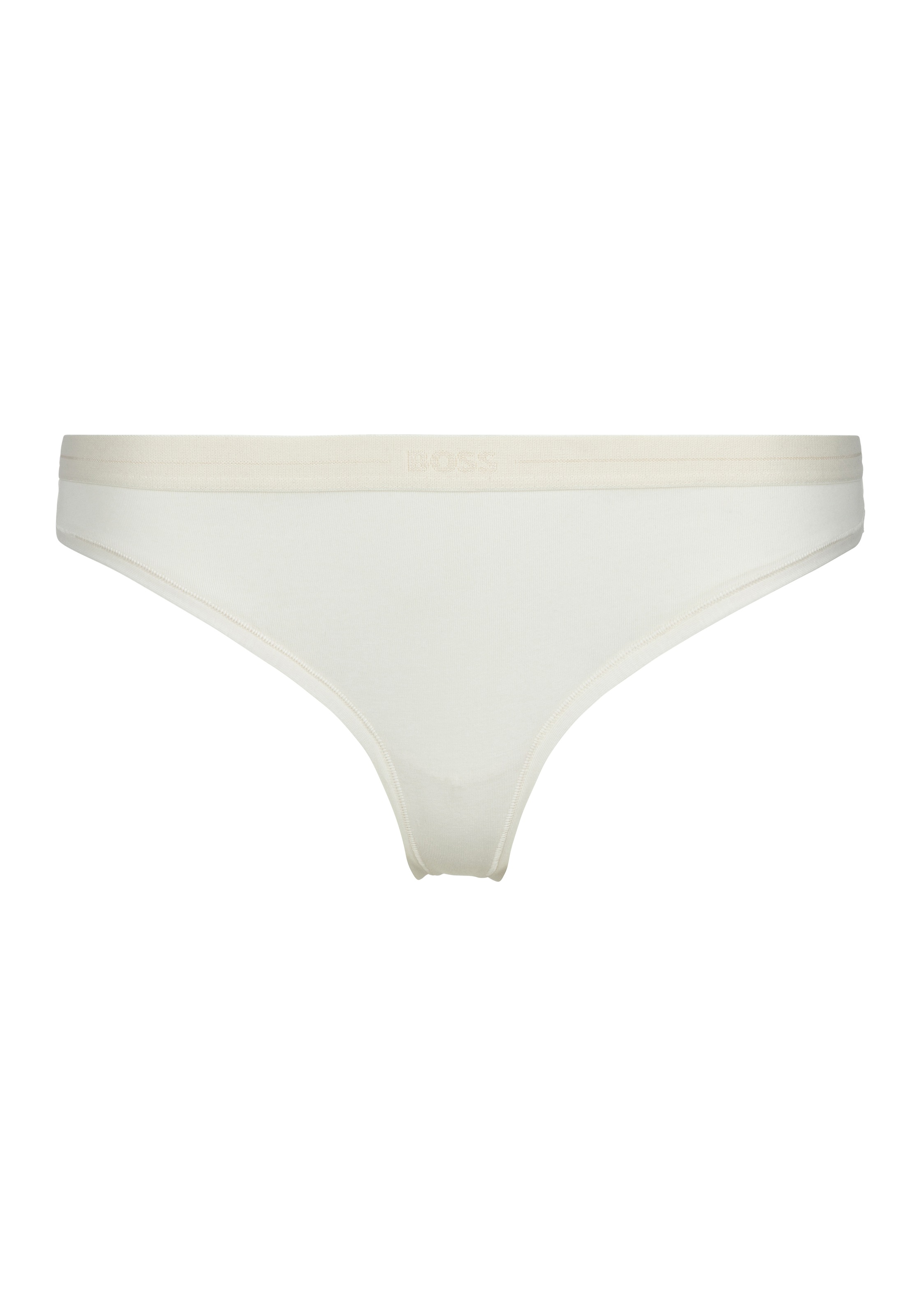 BOSS String »3P THONG«, (Packung, 3 St., 3er), mit BOSS Logobund