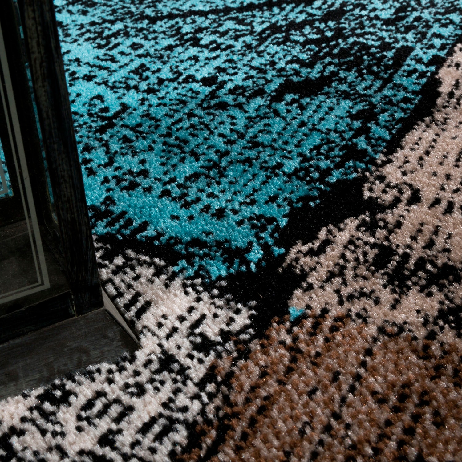 Paco Home Teppich »Metro 155« rechteckig 12 mm Höhe Kurzflor, modernes Karo-Muster, ideal im Wohnzimmer & Schlafzimmer