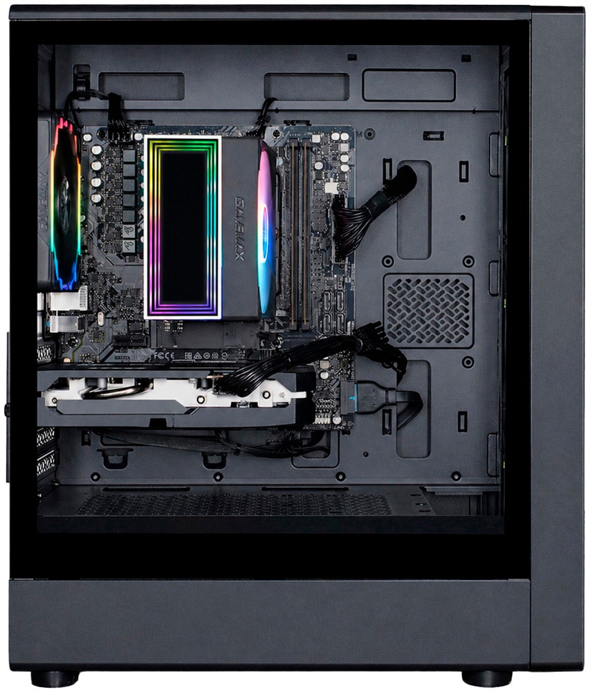 GAMEMAX Gaming-PC-Komplettsystem »GigaDeal AERIS GB 2804 AMD Ryzen 7 5700X 32GB 1TB SSD RTX 5060Ti« 32 ″ AMD Ryzen 7 GeForce RTX™ 5060 Ti 32 GB RAM 1.000 GB SSD Windows 11 + Gigabyte GS32QCA LED-Monitor Curved, 80 cm 32"