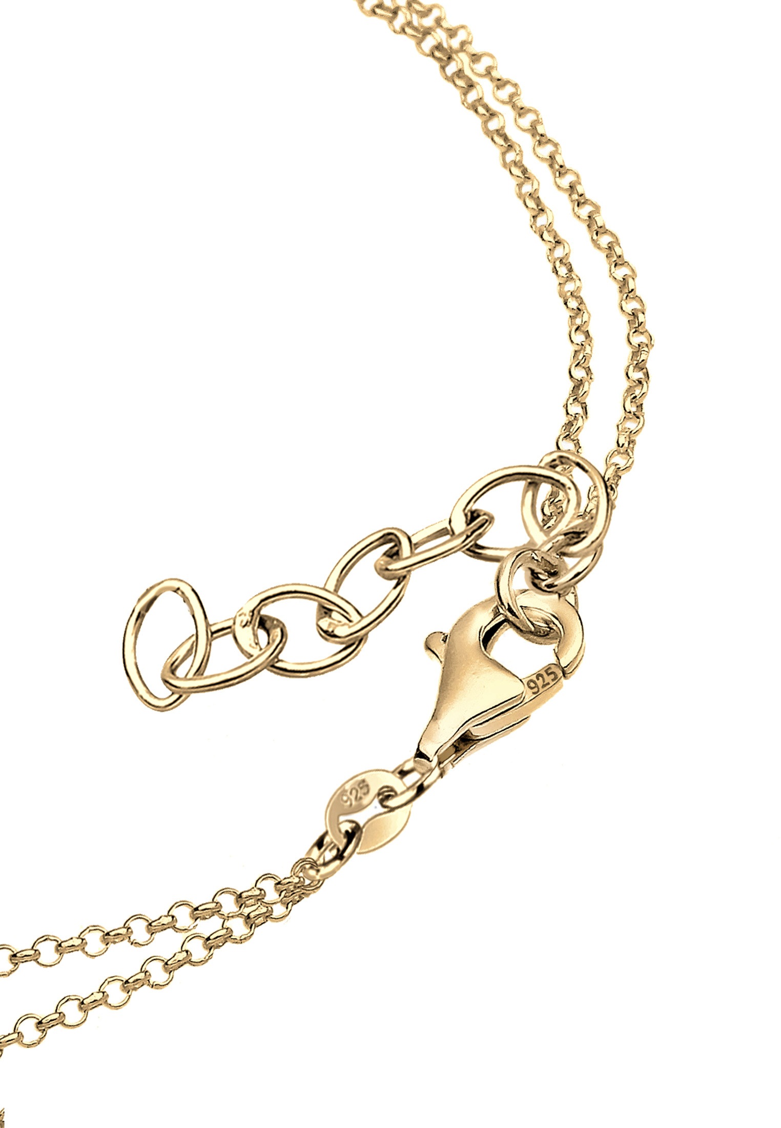 Elli Armkette »Armband Herz Liebe Kristalle 925 Silber«