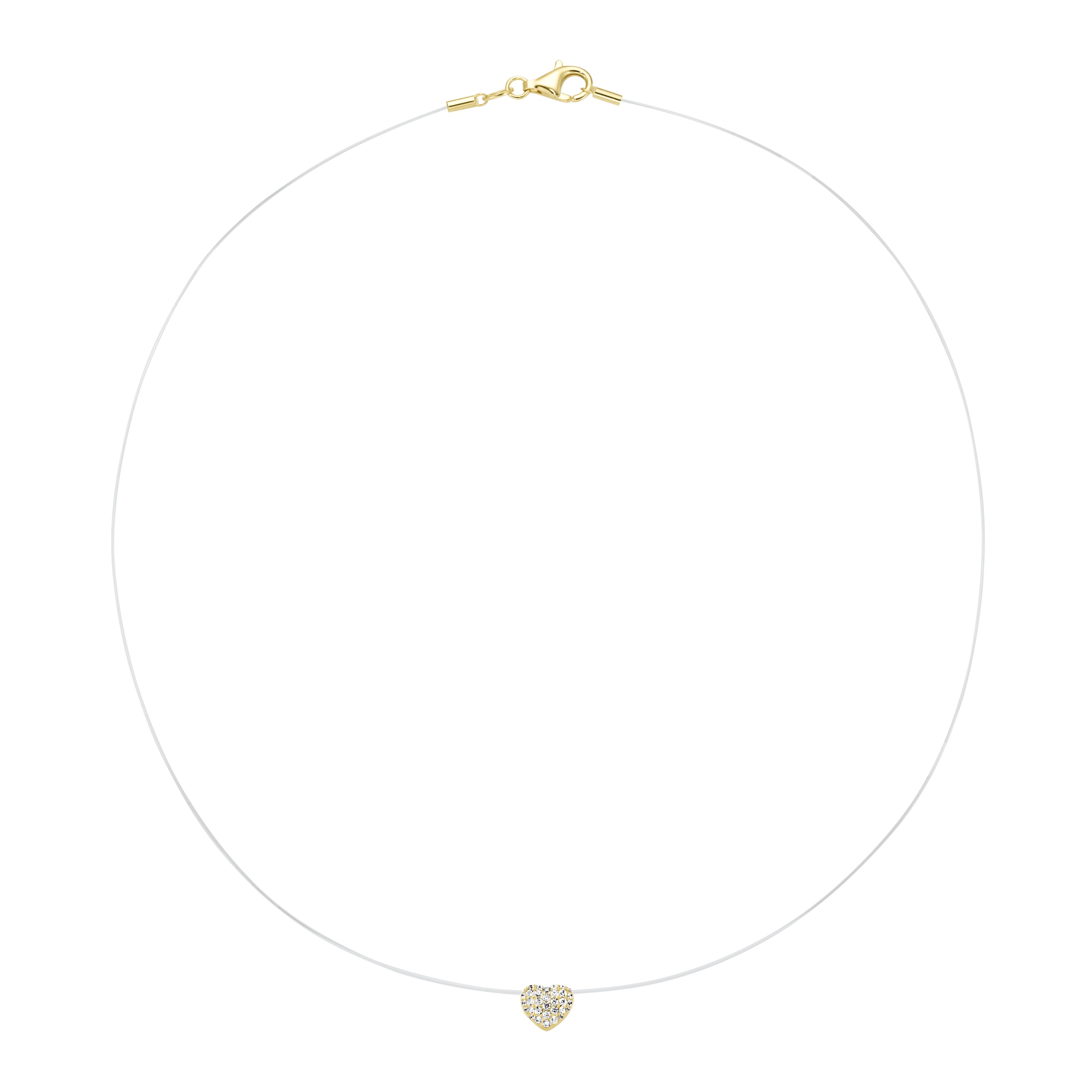Smart Jewel Collier »Collier Anhänger Herz, Silber 925«