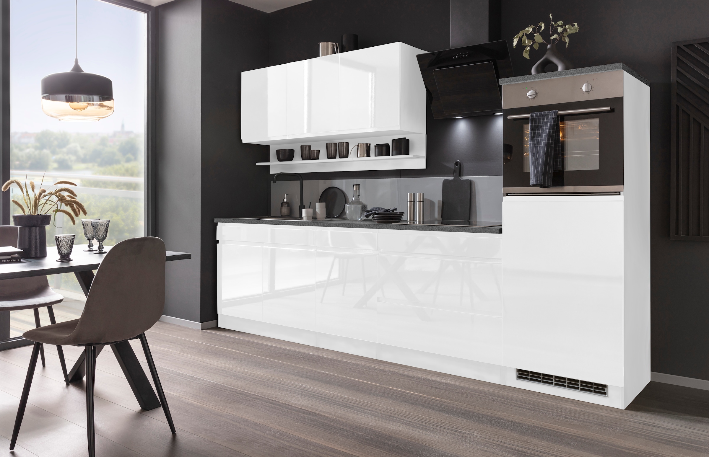 KOCHSTATION Küchenzeile »KS-Virginia« Breite 290, ohne E-Geräte