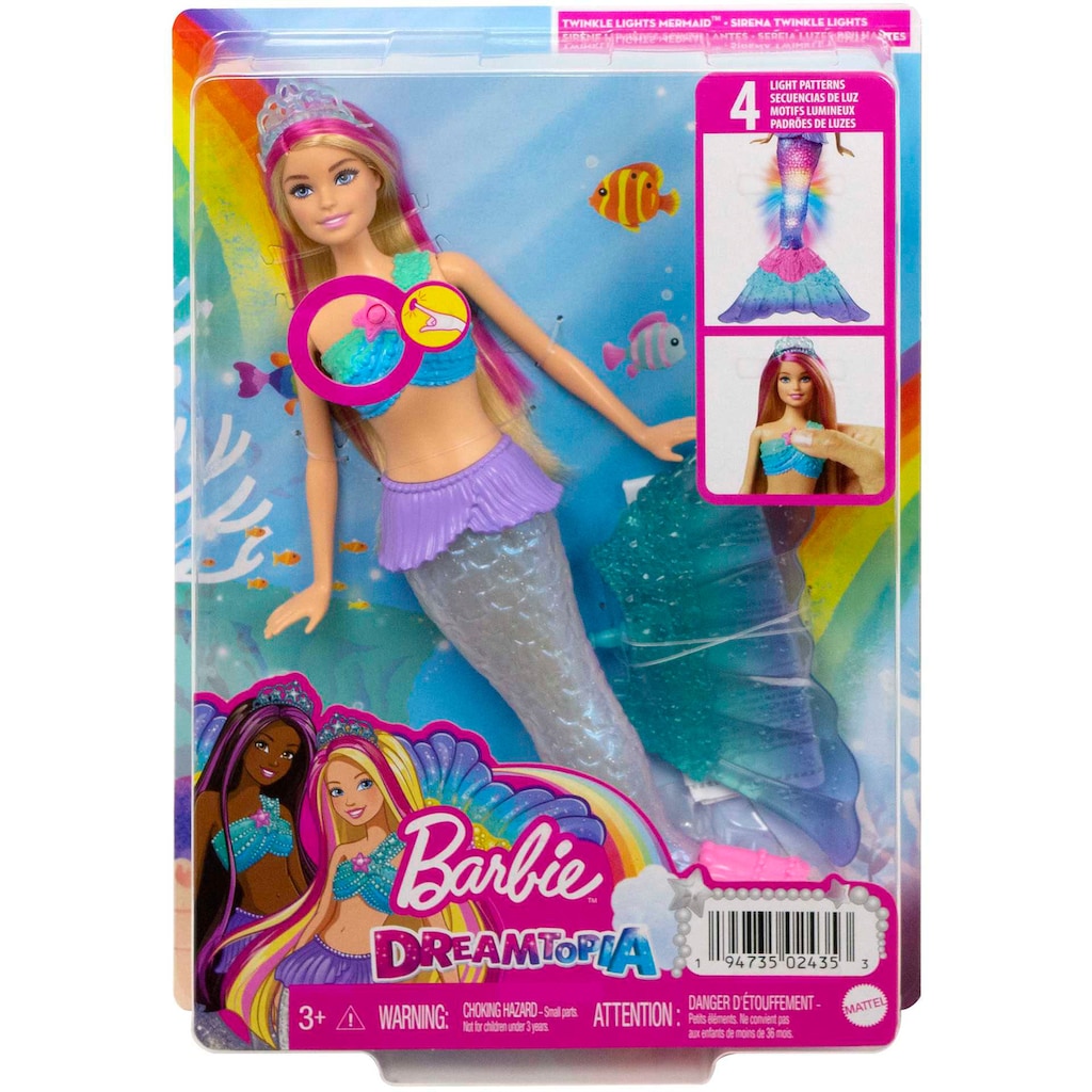Barbie Meerjungfrauenpuppe »Zauberlicht Meerjungfrau (leuchtet)«
