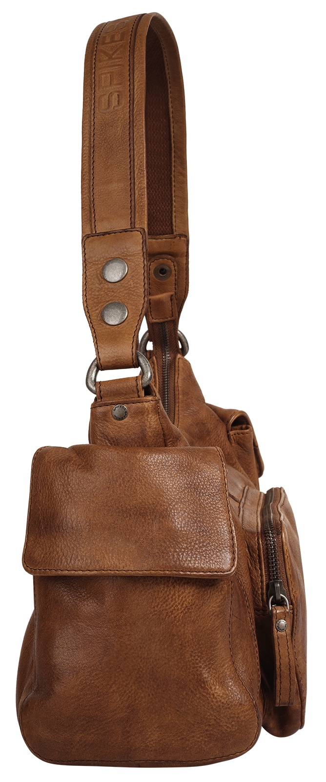 Spikes & Sparrow Henkeltasche, echt Leder