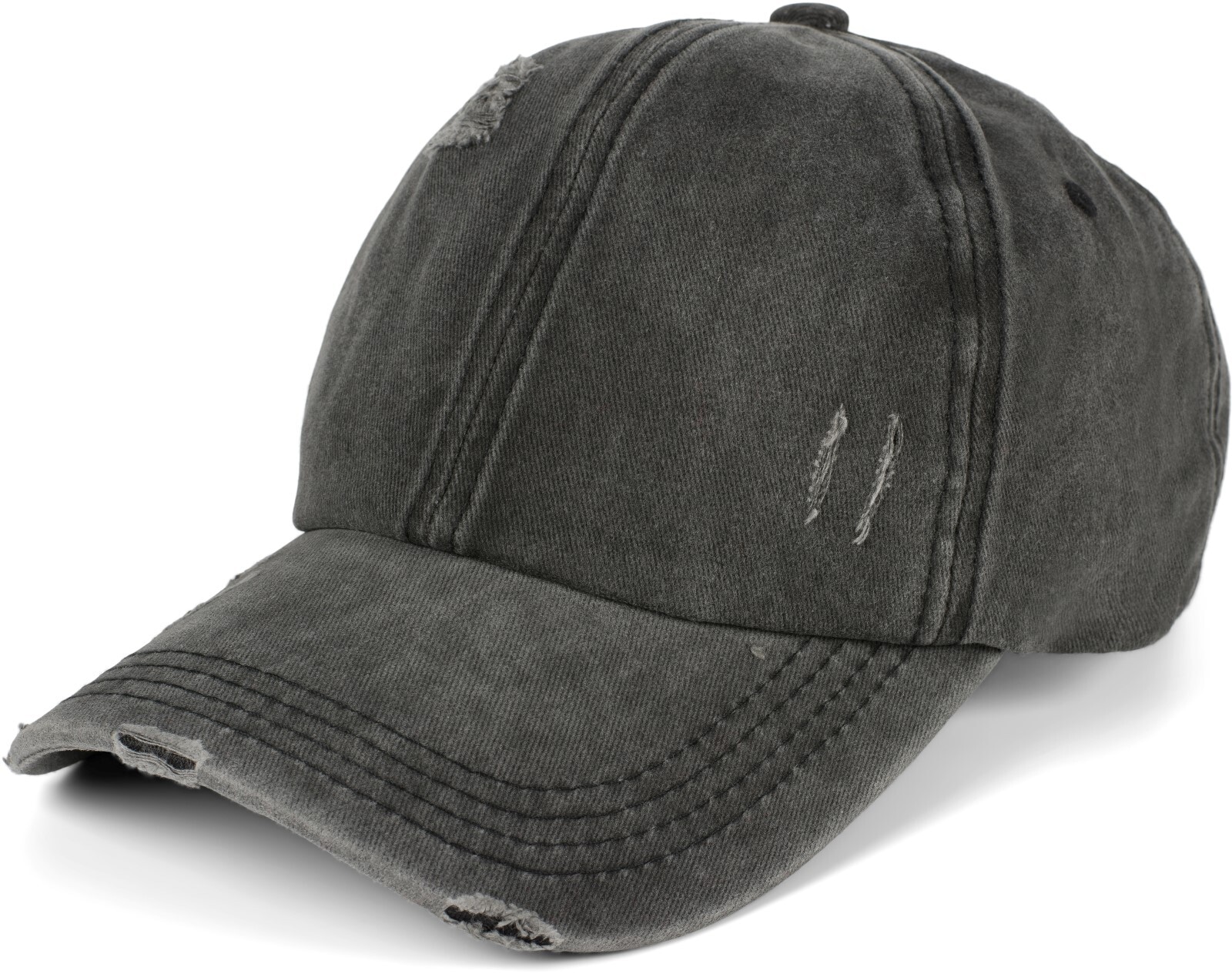 styleBREAKER »Ponytail Baseball Cap Used Look« 1 Stk.