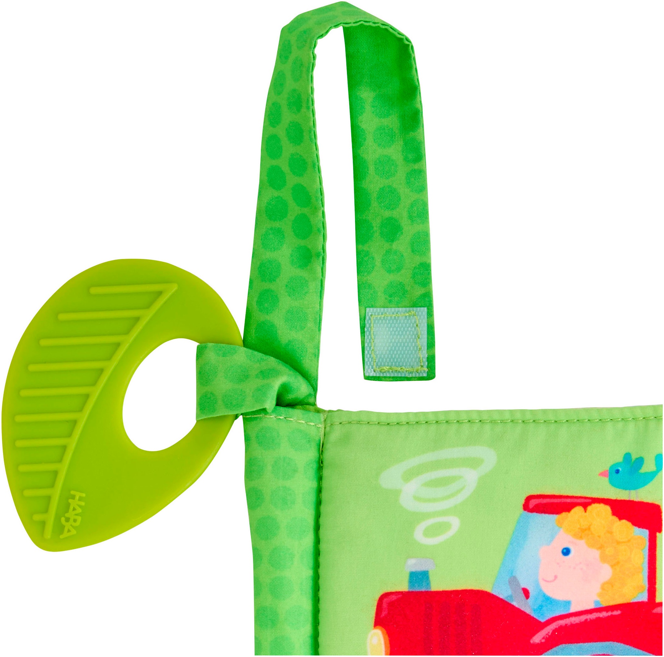 Haba Greifspielzeug »Buggybuch Bauernhof« mit Beißelement