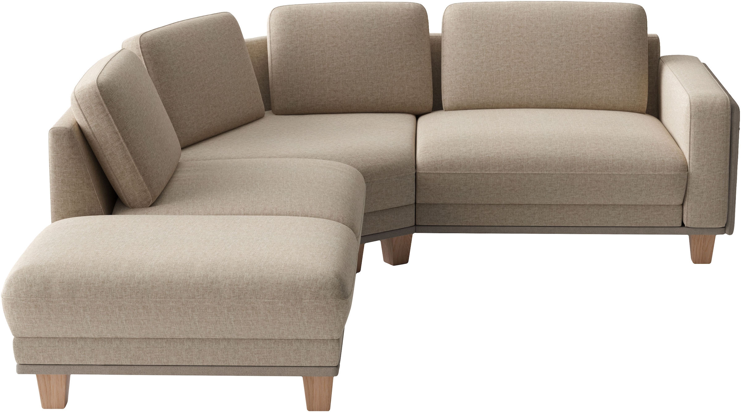 sit&more Ecksofa »Concept« Modernes Sofa in drei Fußfarben zur Auswahl