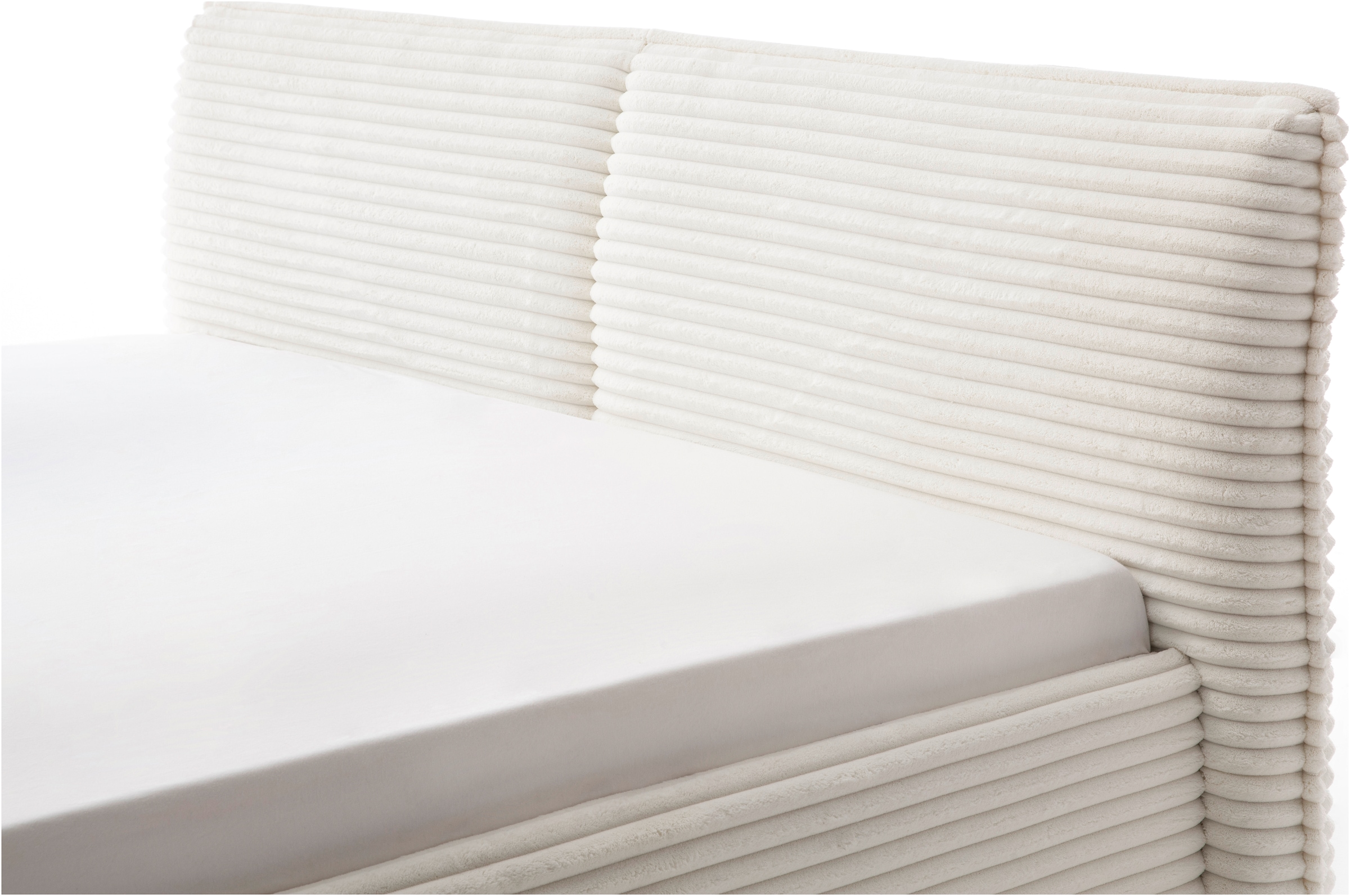 meise.möbel »Matera« in Breitcord, mit schwarzem Metallfuß, wahlweise mit Bettkasten