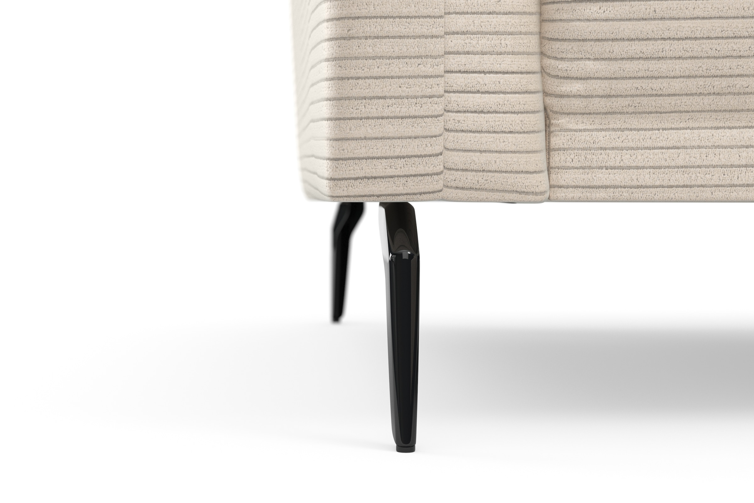 INOSIGN Ecksofa »Coco L-Form« Sitztiefen-, Arm- und Kopfteilverstellung, Cord-Bezug, Fußhöhe 15 cm