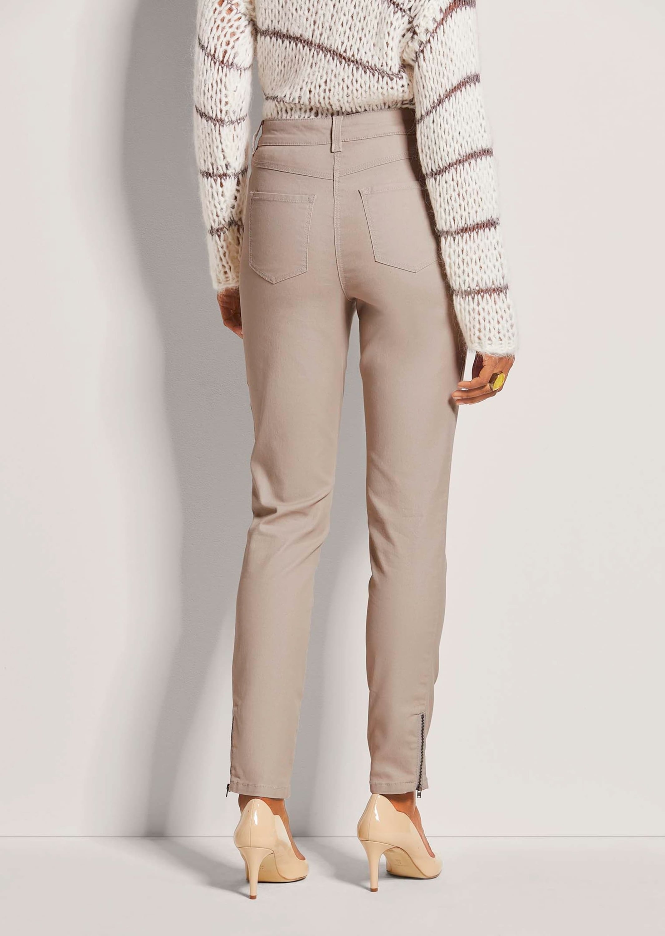 MADELEINE Regular-fit-Jeans »Jeans Beschichtete Skinny-Jeans«