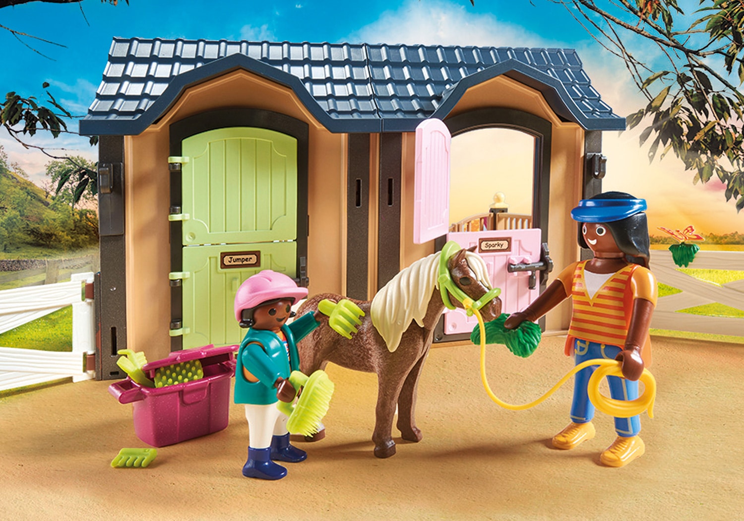 Playmobil  Kind  Mädchen " Pferd 1 " 